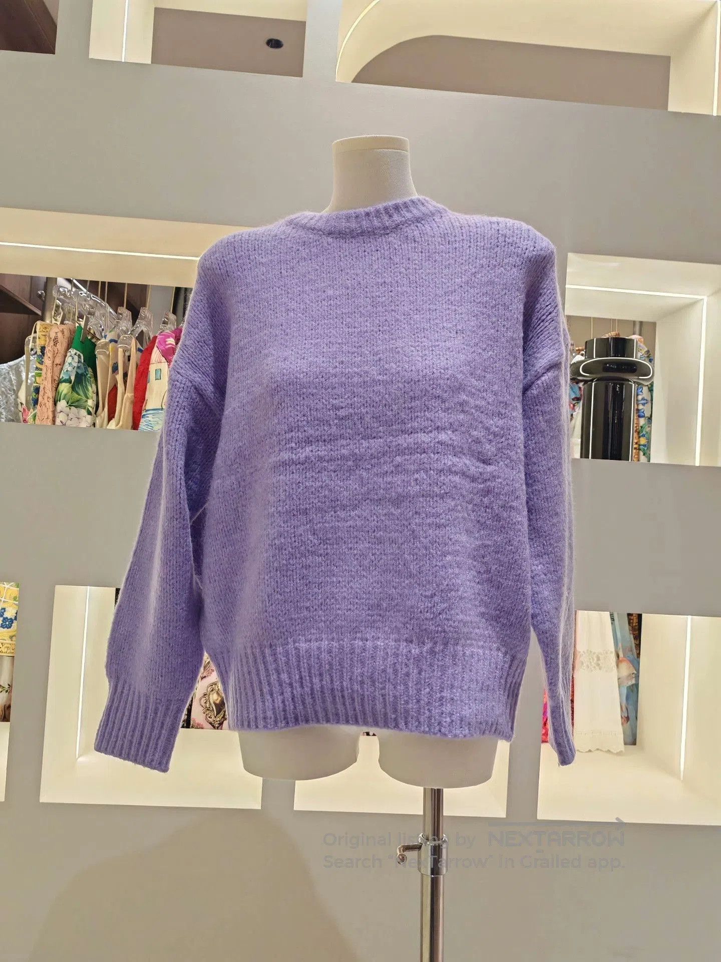 Other ChinStudio Light Purple Crew Neck Sweater. Size S / US 4 / IT 40 - 1 Thumbnail