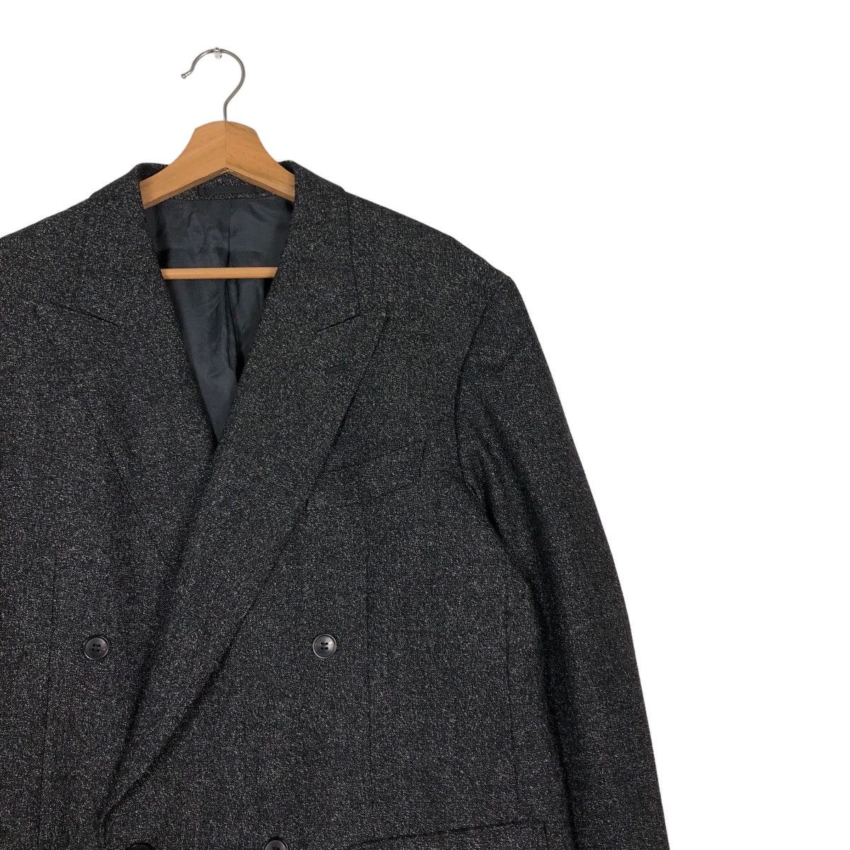 Japanese Brand 🔥Vintage Wool Jacket Lanvin Classique Double Breast Size US M / EU 48-50 / 2 - 5 Thumbnail
