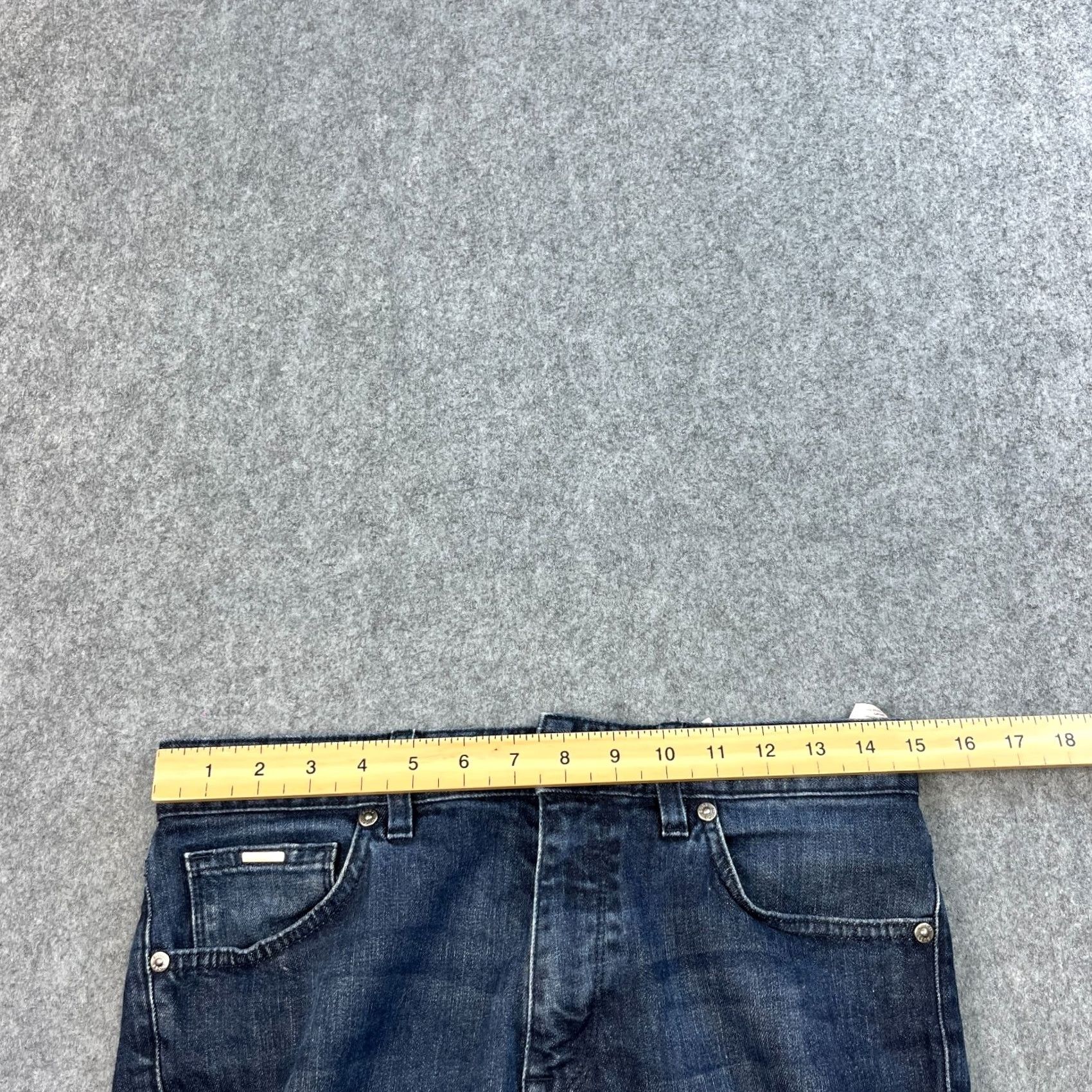 Hugo Boss HUGO BOSS Jeans Tapered Male 30 Regular Denim Dark Blue Maine 3 5-Pocket Stretch Comfortable Classic Mens Size US 30 / EU 46 - 6 Thumbnail
