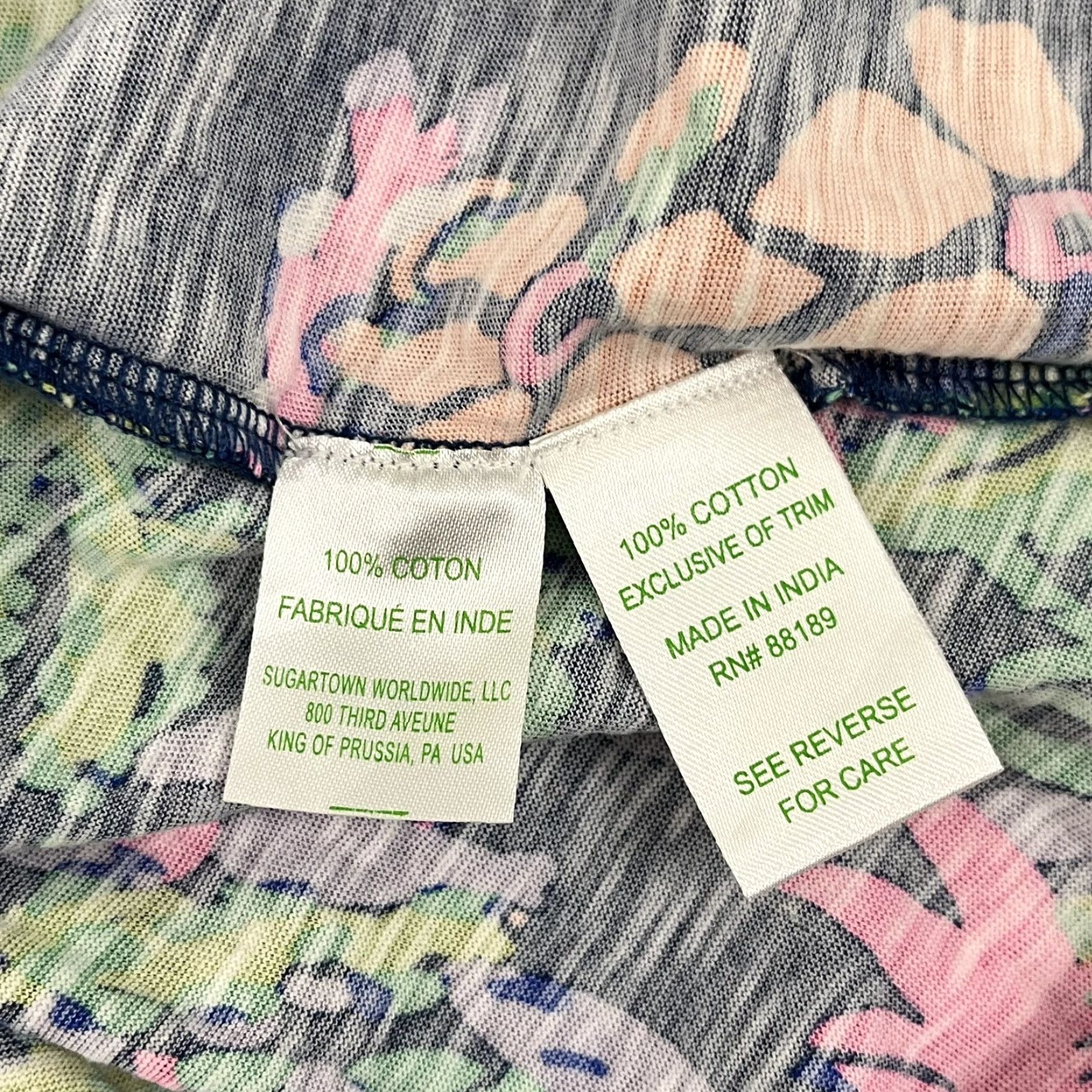 Lilly Pulitzer Lilly Pulitzer Tunic Blouse Womens Medium Multicolor Floral Tasseled Casual 3/4 Sleeve Size M / US 6-8 / IT 42-44 - 7 Thumbnail