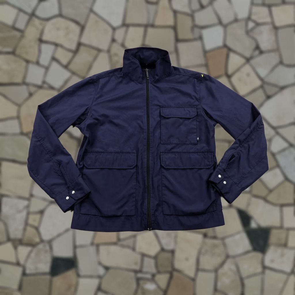 Victorinox Victo rinox Jacket Mens M Blue Windbreaker Packable Lightweight Travel Coat Size US M / EU 48-50 / 2 - 1 Thumbnail