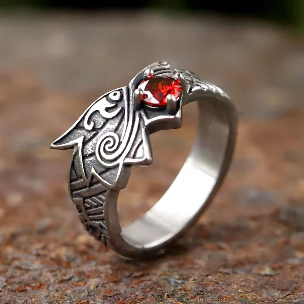 Japanese Brand × Jewelry × Vintage Viking Dragon Ring Size ONE SIZE - 4 Thumbnail