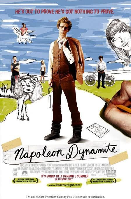 Star Of Hollywood Vintage 2005 Napoleon Dynamite Movie Tee Size US L / EU 52-54 / 3 - 9 Thumbnail