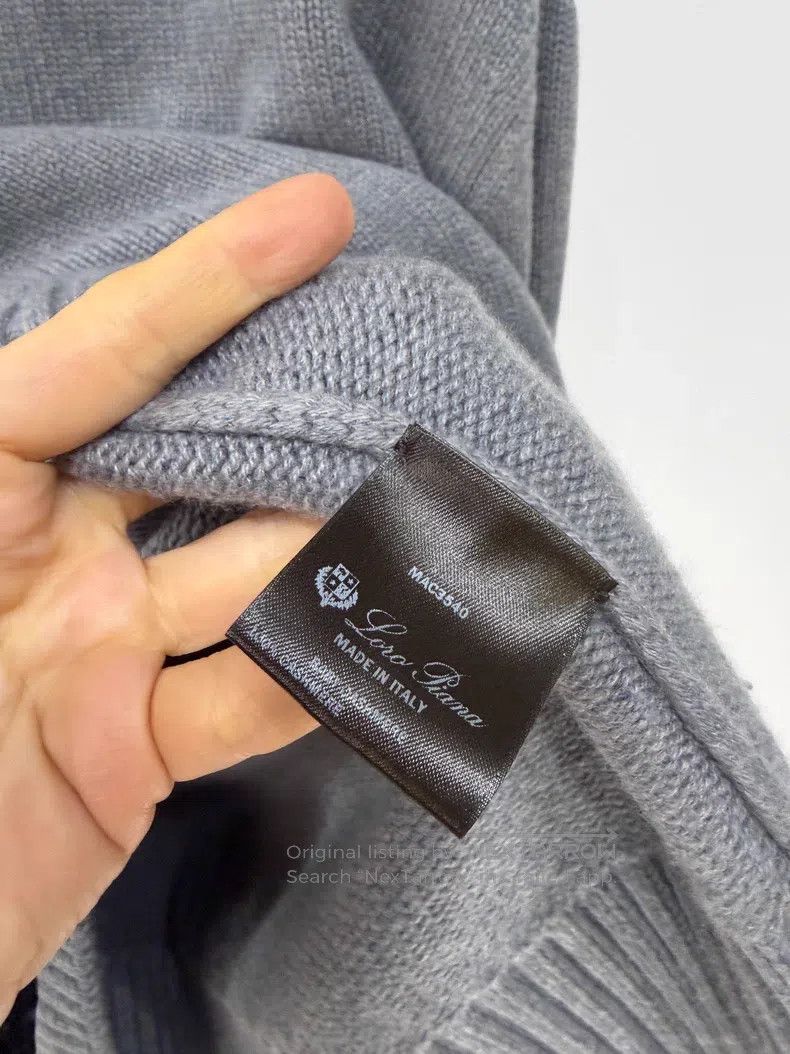 Loro Piana Loro Piana Loose Parksville High Neck Baby Cashmere Sweate Size M / US 6-8 / IT 42-44 - 6 Thumbnail