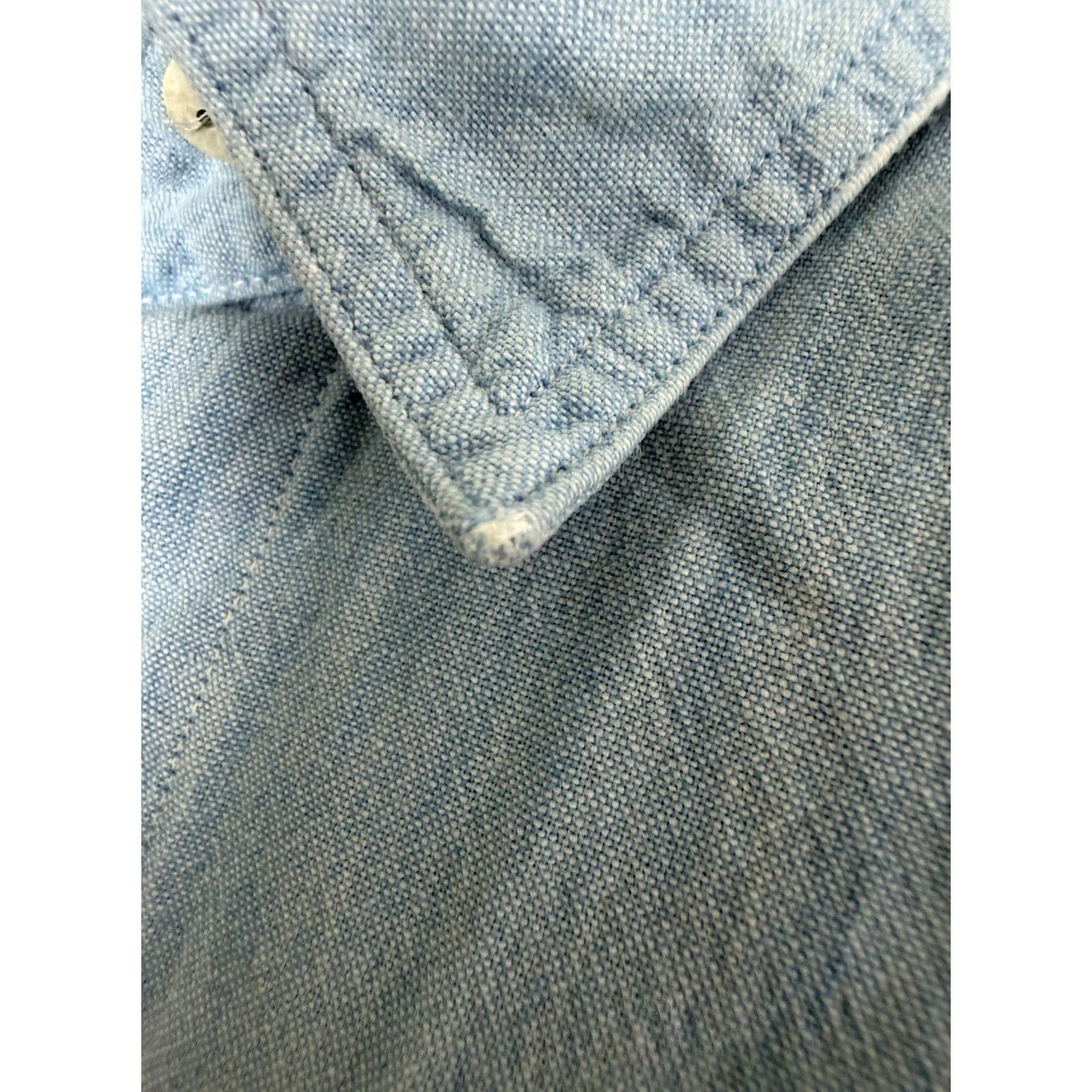 Vintage VINTAGE 90s St. John's Bay Shirt Men Large Button Up Casual Travel Blue Size US L / EU 52-54 / 3 - 5 Thumbnail