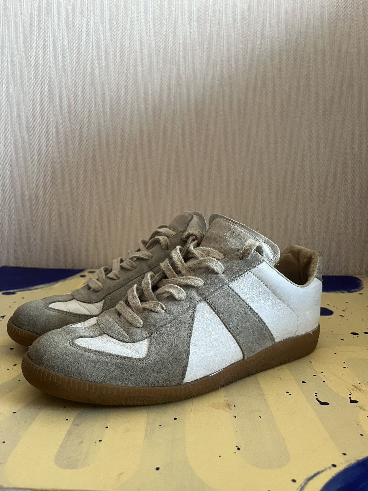 Maison Margiela 40 Maison Margiela Future Low White Leather