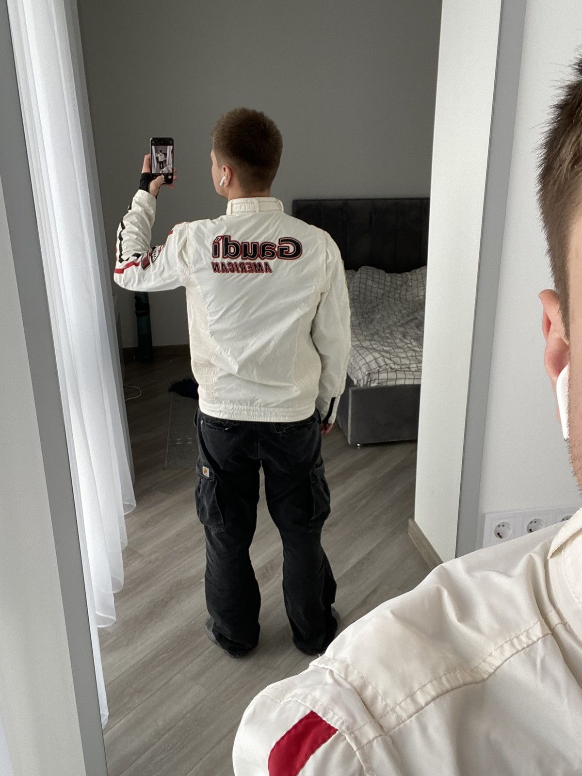 Japanese Brand Vintage High Speed Racing Team Moto Jacket Size US L / EU 52-54 / 3 - 3 Thumbnail