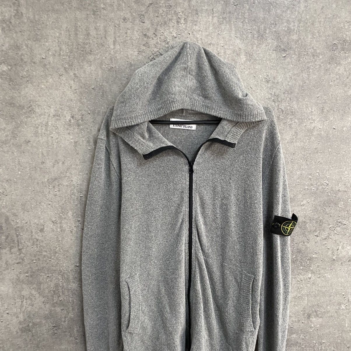 Stone Island Stone Island Zip Hoodie Grey Size L Size US L / EU 52-54 / 3 - 4 Thumbnail