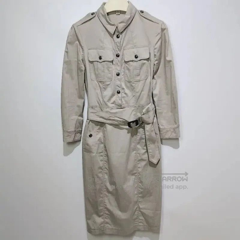 Burberry Burberry Khaki Cotton Women's Trench Coat. Size L / US 10 / IT 46 - 1 Thumbnail
