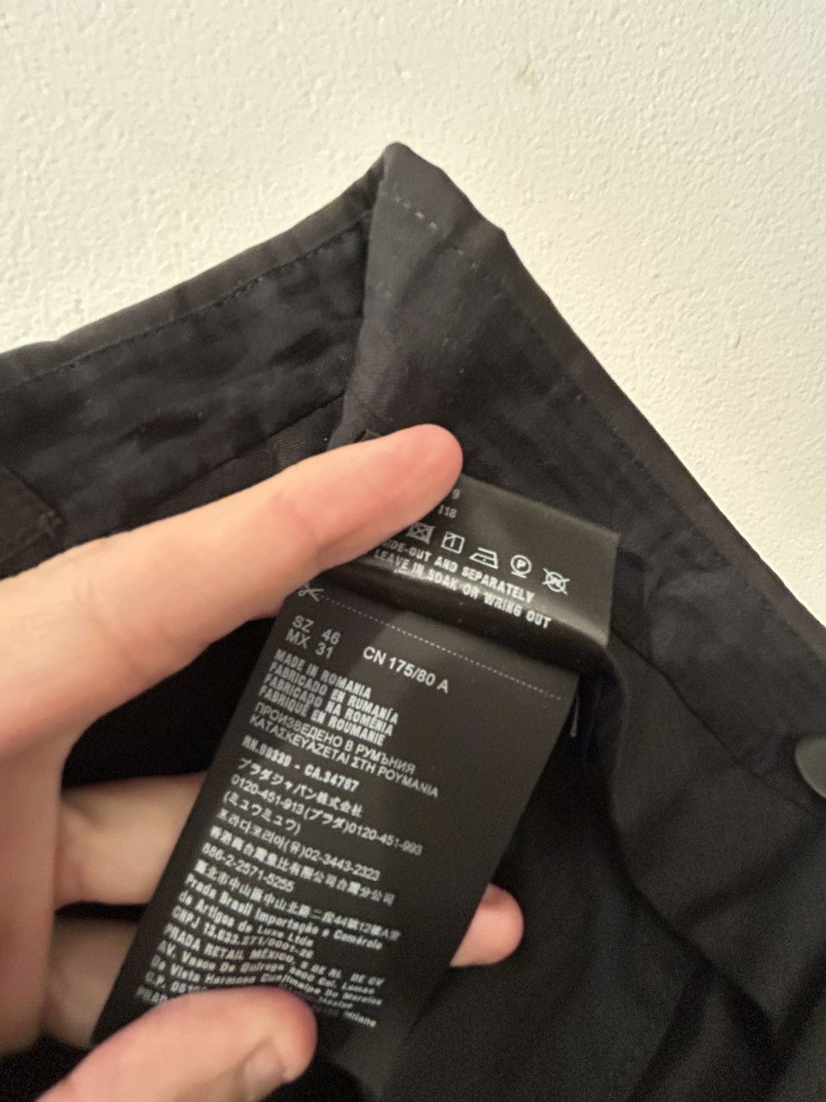 Prada Prada Nylon Pleated Trouser Size US 31 - 4 Thumbnail
