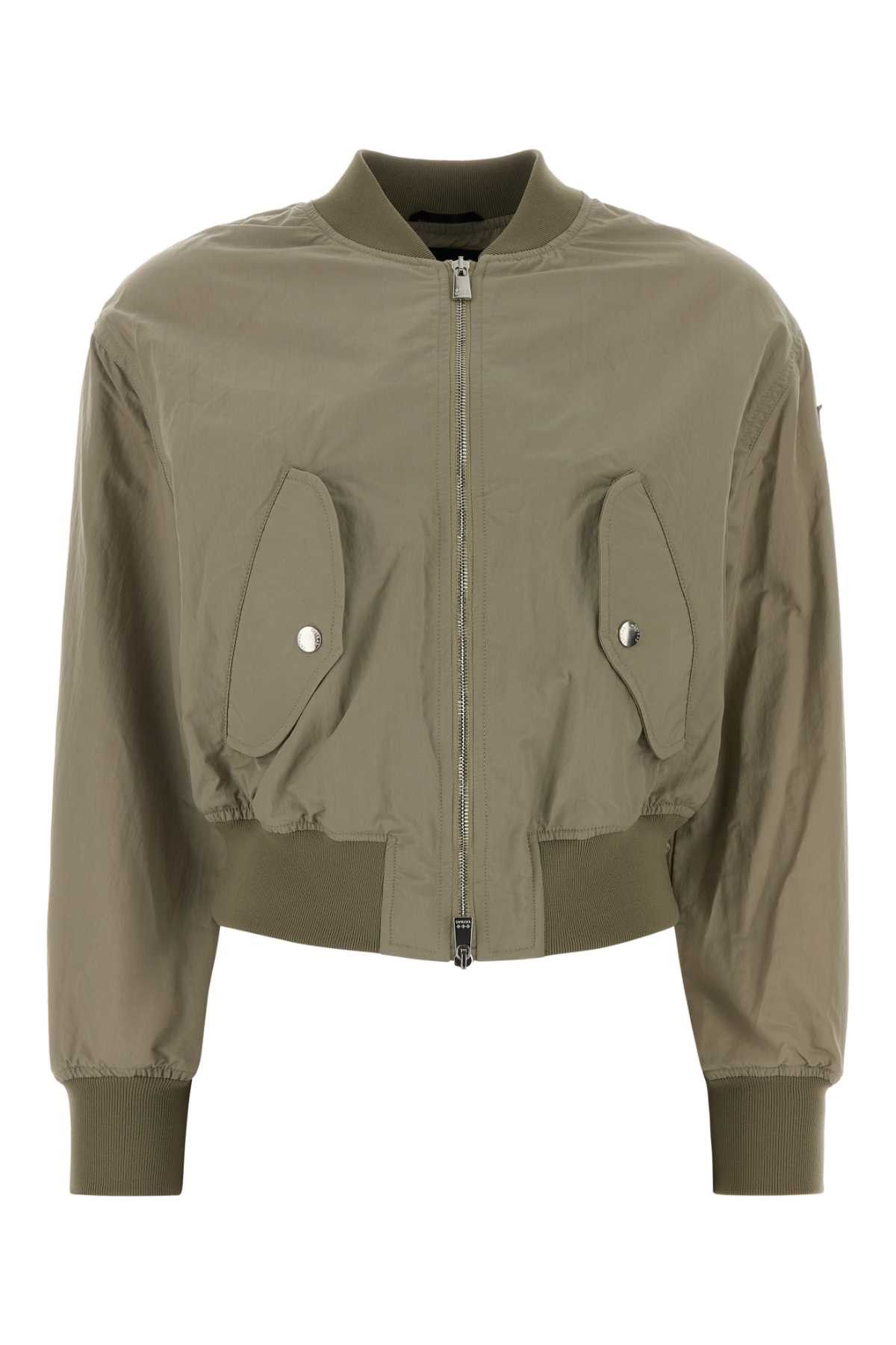 TATRAS Sage Green Nylon Ottamota Bomber Jacket Size M / US 6-8 / IT 42-44 - 1 Thumbnail