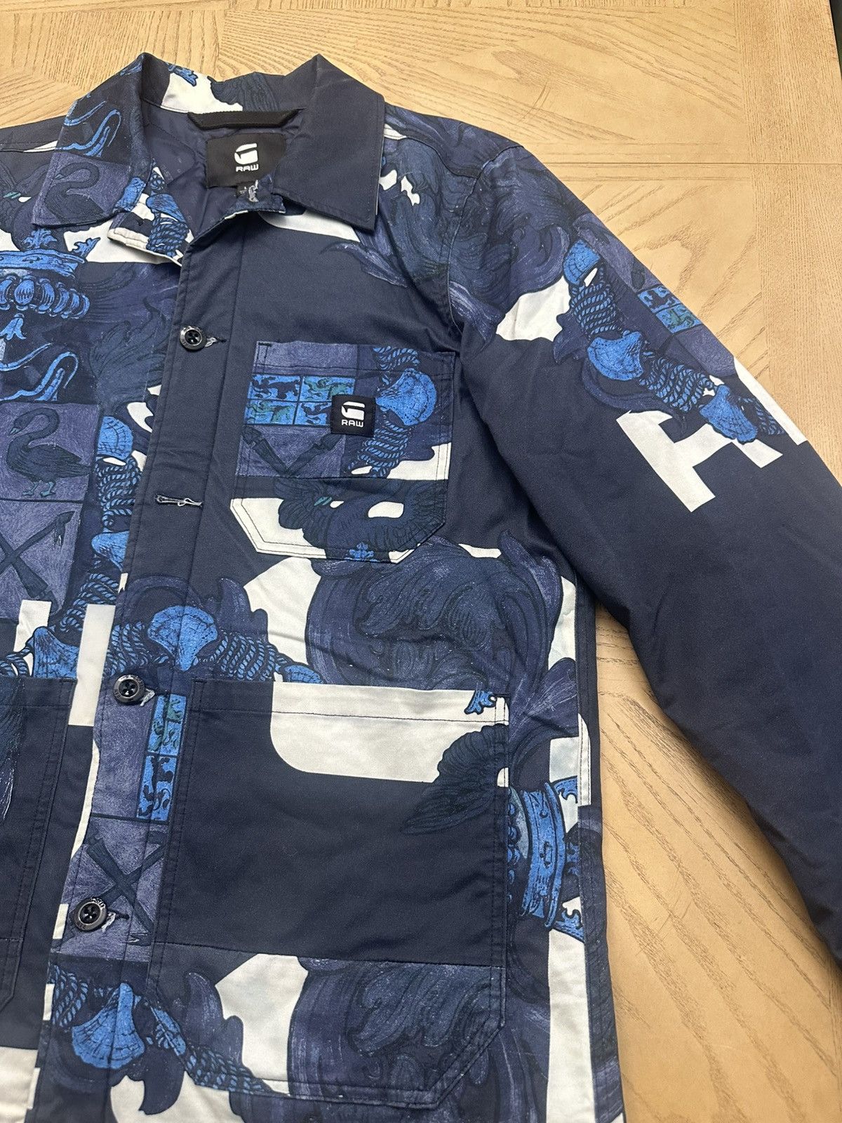 G-Star G-Star Raw Blake Padded Jacket Mens Size L Blue Button Up Size US L / EU 52-54 / 3 - 3 Thumbnail