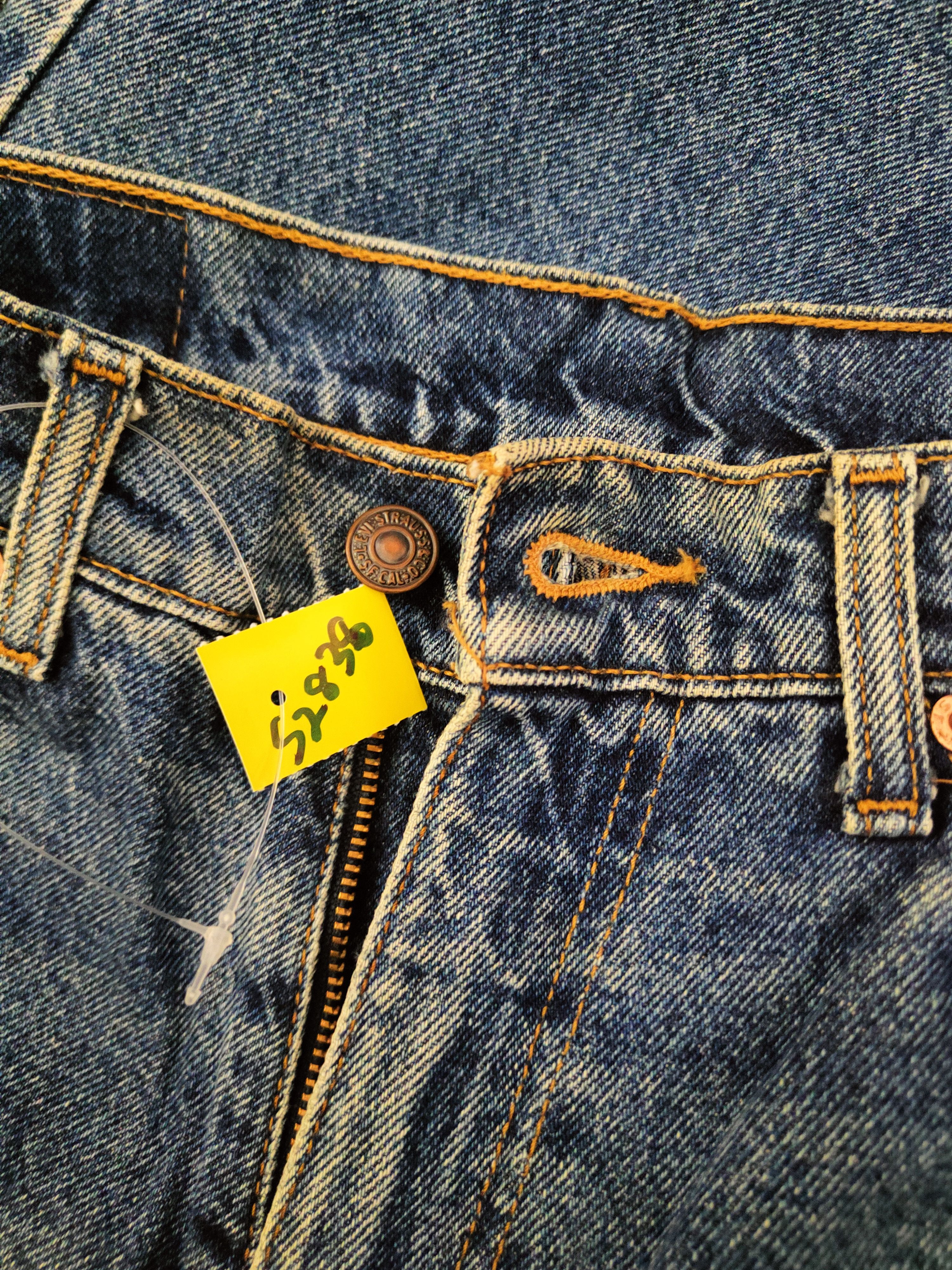 Levi's Levi's Blue Orange tab Distressed Ripped Jeans #S2838 Size US 29 - 17 Thumbnail