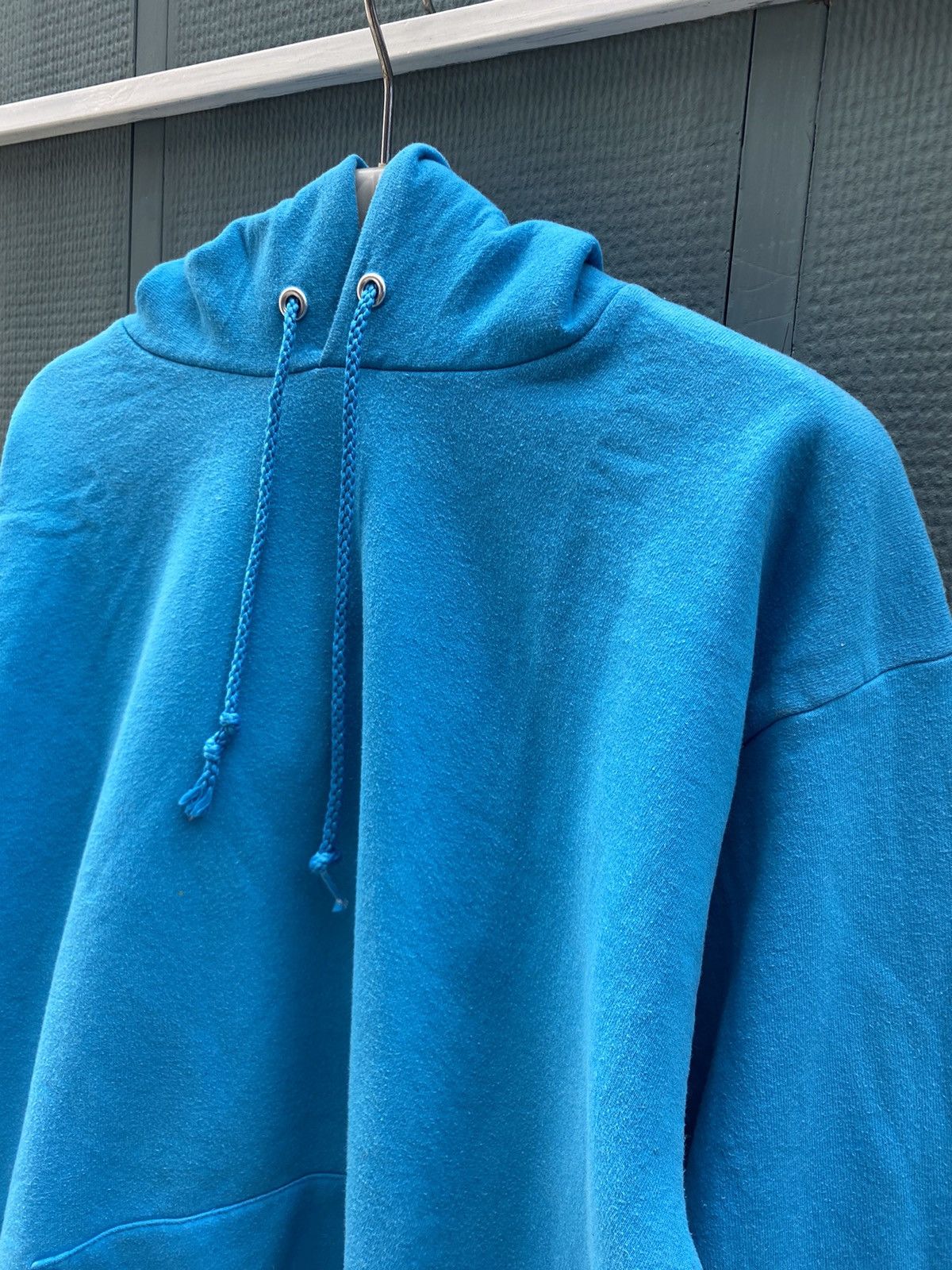 Vintage Vintage blank hoodie blue port & company Size US M / EU 48-50 / 2 - 2 Thumbnail
