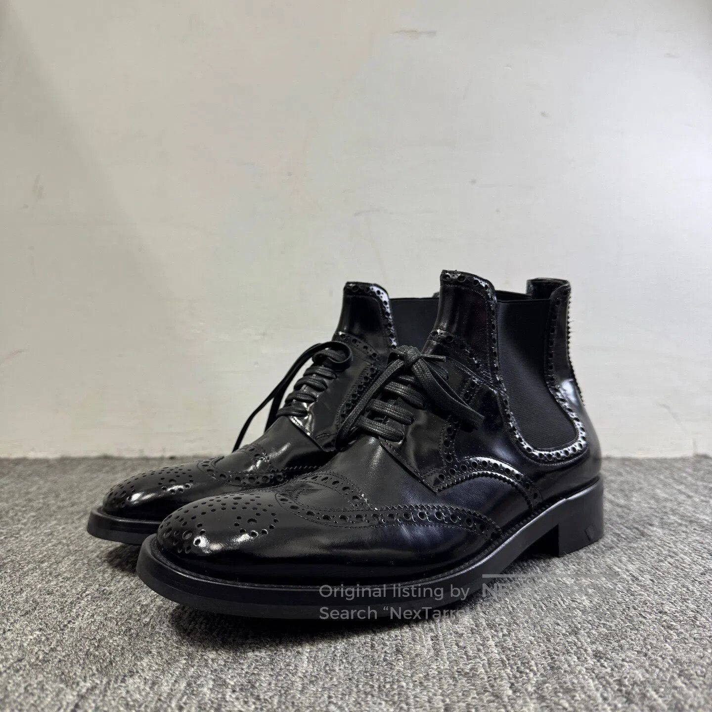 Other Carved leather boot| Size US 6.5 / EU 39-40 - 1 Thumbnail
