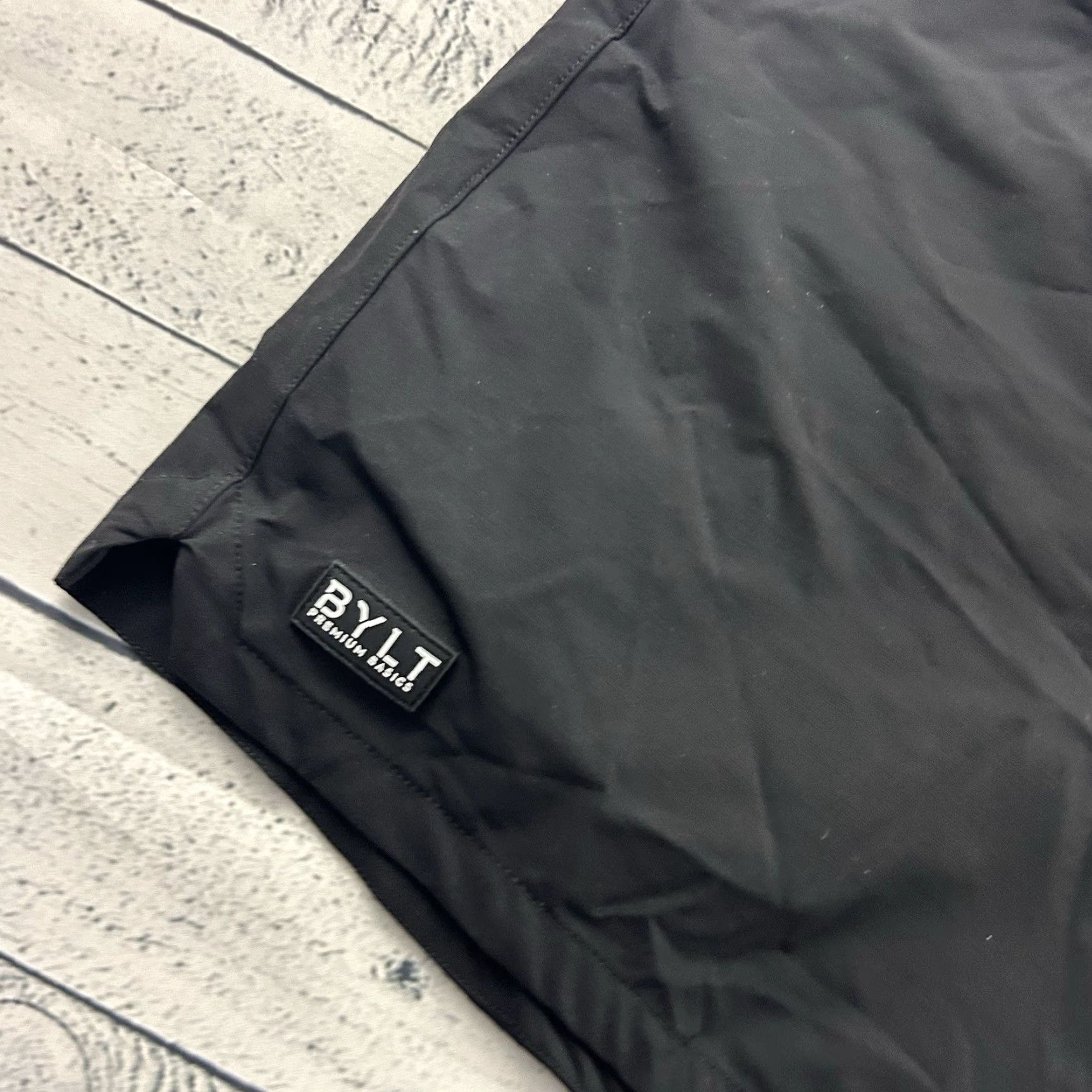 Vintage BYLT The Bios Short 7" 2XL Black Men’s Button-Up Activewear Shorts Size US 39 - 3 Thumbnail