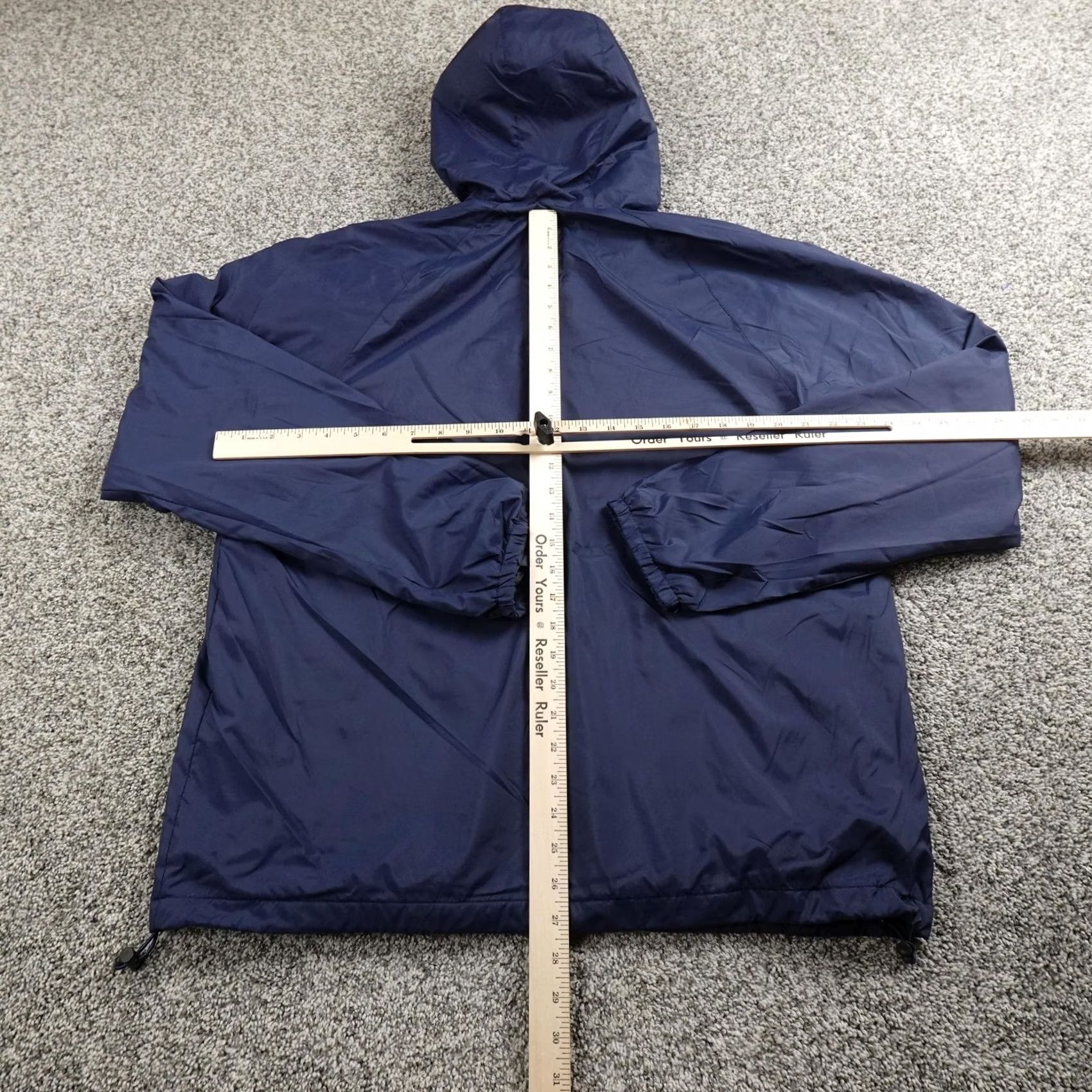 New Balance NEW Balance Jacket Mens L Blue Hooded Fleece Lined Windbreaker Outdoor Coat Size US L / EU 52-54 / 3 - 6 Thumbnail