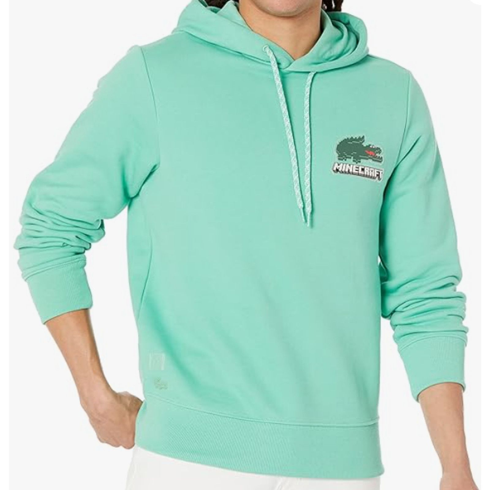 Lacoste Lacoste Men's Minecraft Croc Hooded Sweatshirt Green 2XL Size US XXL / EU 58 / 5 - 1 Thumbnail