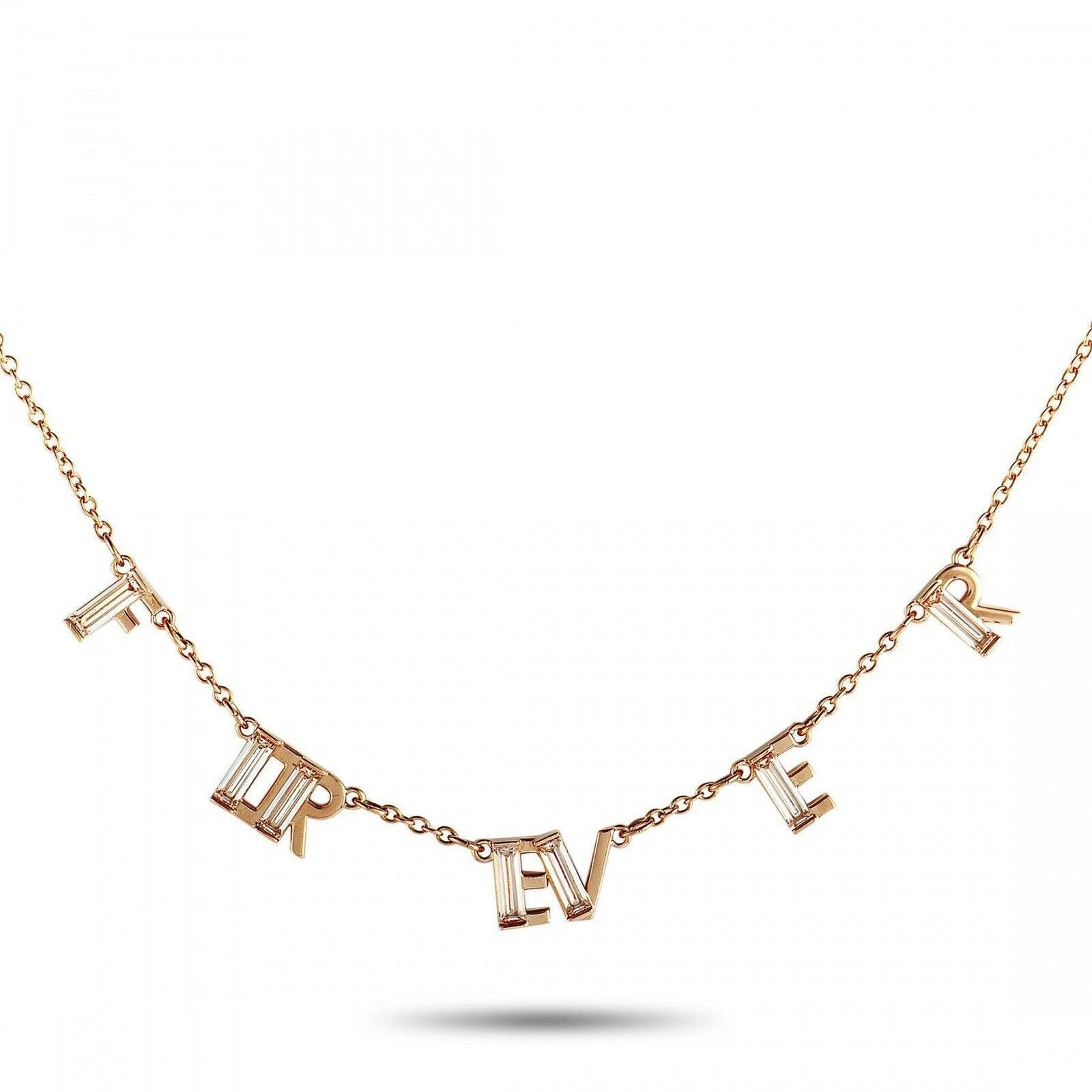 Swarovski Swarovski Duo Forever & Love Necklace set Rose Gold Tone new Size ONE SIZE - 10 Thumbnail