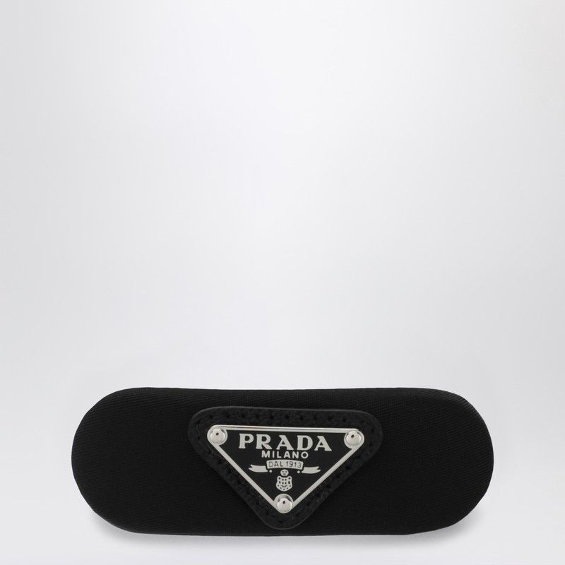 Prada Prada Black Hair Clip In Re-Nylon Size ONE SIZE - 1 Thumbnail