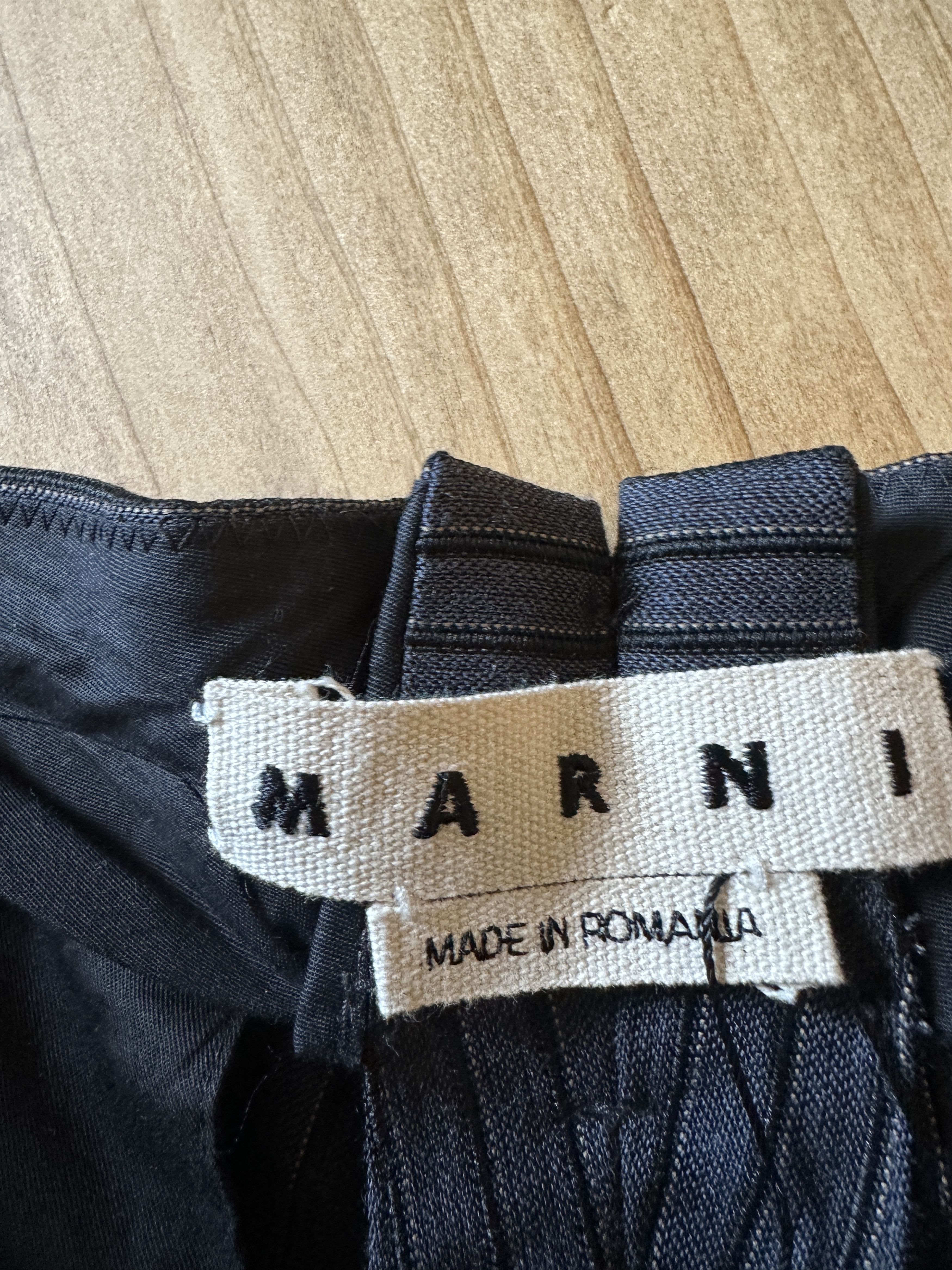 Marni Marni Wide Leg Ribbed Striped Trousers Size US 36 / EU 52 - 4 Thumbnail