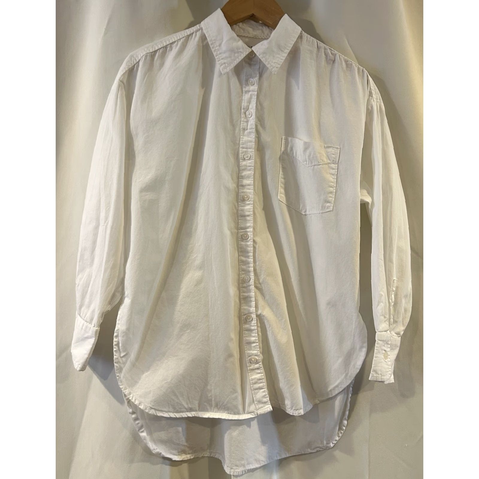 Anthropologie Anthropologie Maeve Womens The Bennet Linen Blend Oversized Button Down Shirt XS Size XS / US 0-2 / IT 36-38 - 2 Thumbnail