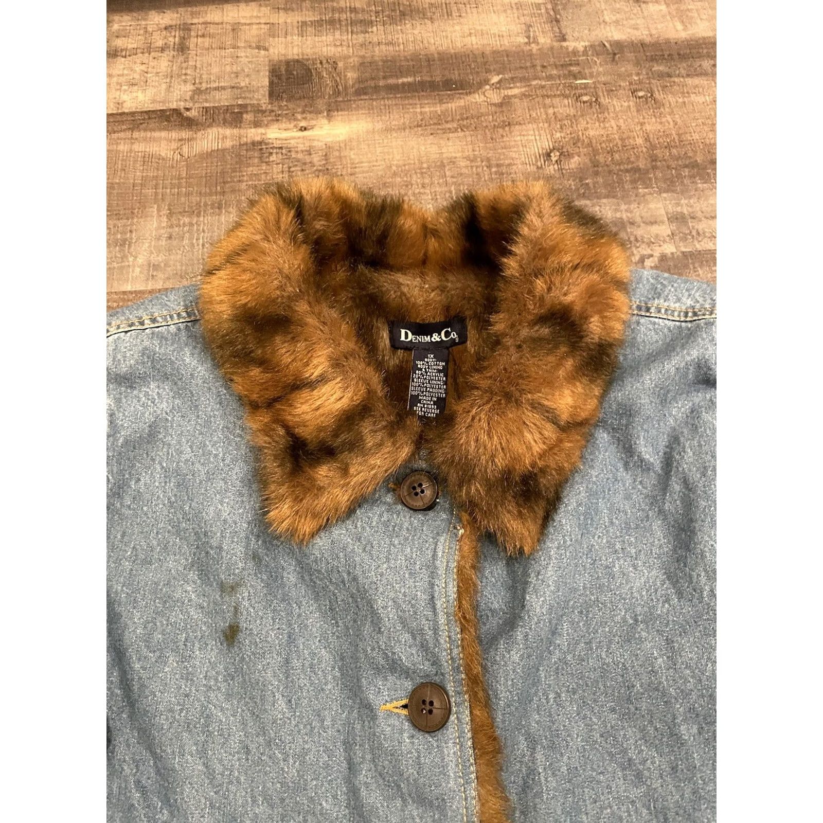 Denim & Co. VINTAGE? Size XXL / US 16-18 / IT 52-54 - 2 Thumbnail