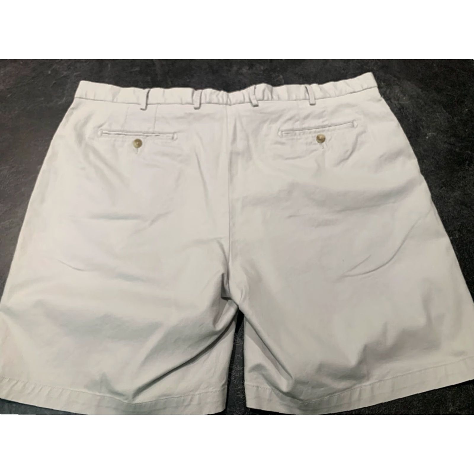 Peter Millar Peter Millar Mens Shorts 44 Gray Golf Chino Cotton Slim Mid-Length Casual Size US 44 / EU 60 - 2 Thumbnail