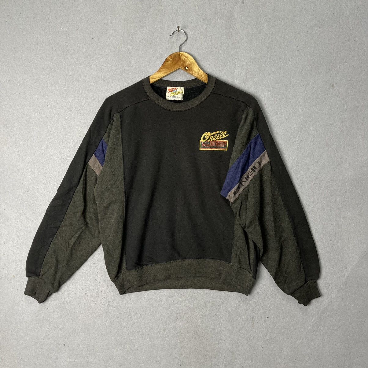 O'Neill 90s O’Neill Colorblock Crewneck Sweatshirt Size US M / EU 48-50 / 2 - 1 Thumbnail
