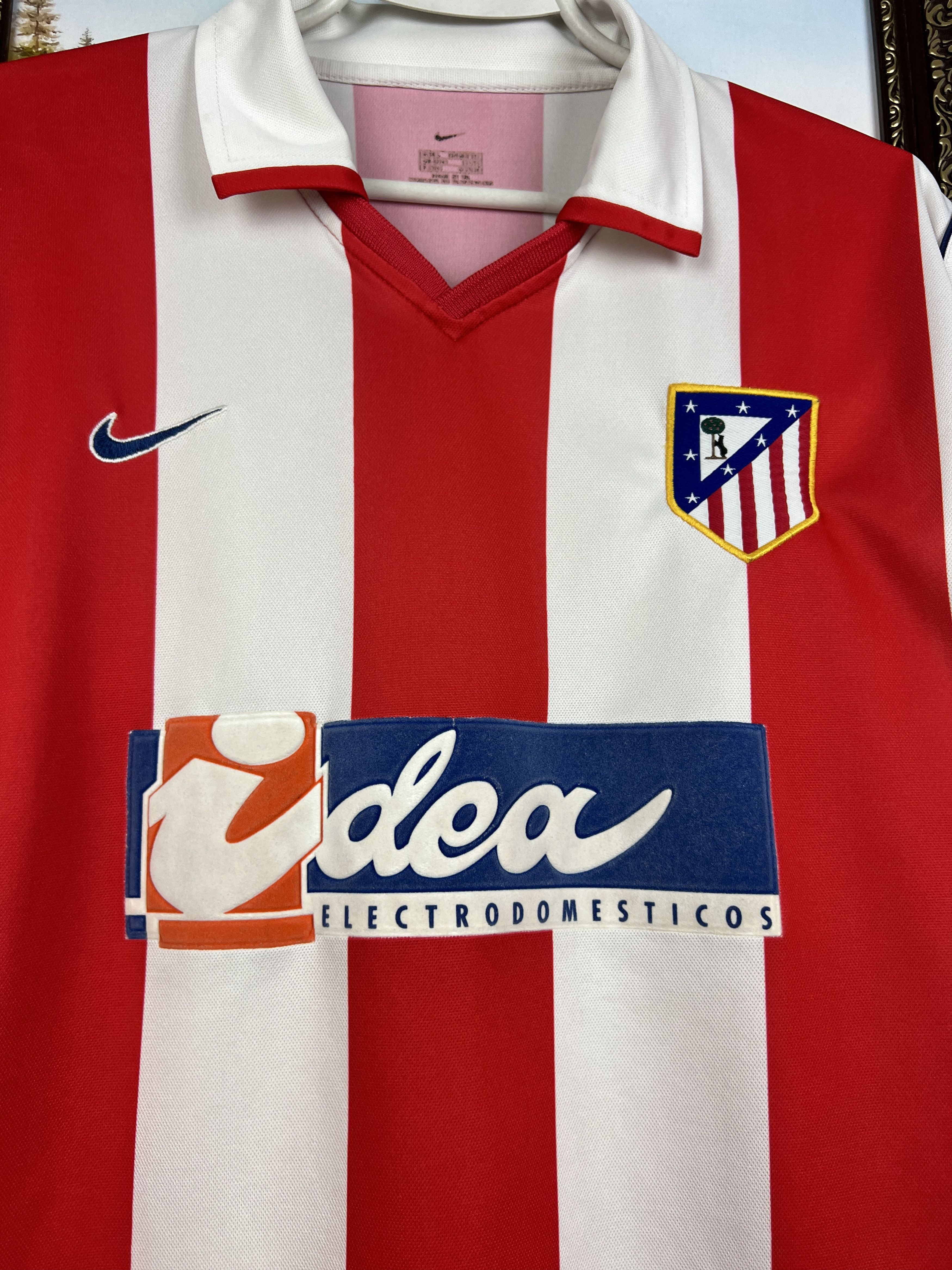 Nike Atletico Madrid Home football shirt Soccer Jersey Trikot Size US L / EU 52-54 / 3 - 3 Thumbnail