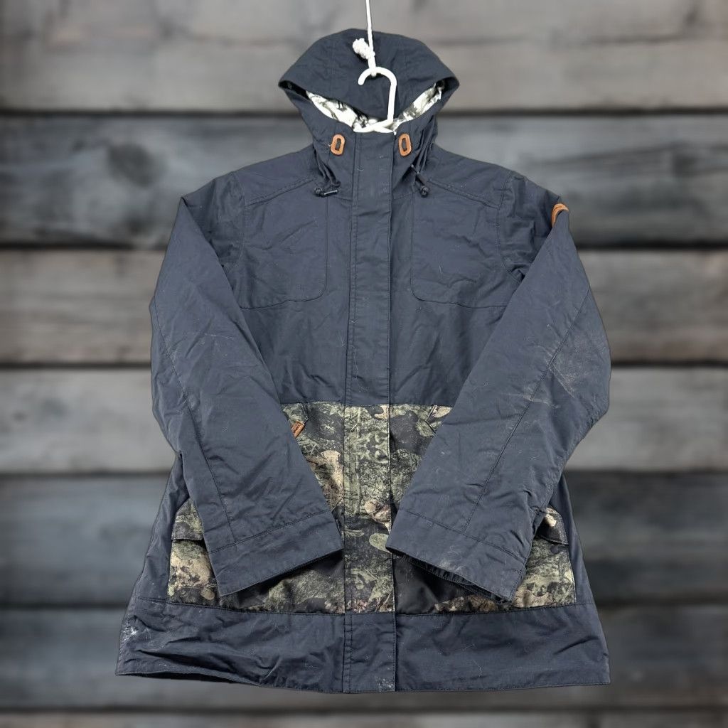 Dakine Dakine Jacket Womens M Black Hooded Full Zip Insulated Lined Polyester Rain Coat Womens 90s Rain Coat Hooded Down Lining Nylon Black Jacket M Dakine Size M / US 6-8 / IT 42-44 - 1 Thumbnail