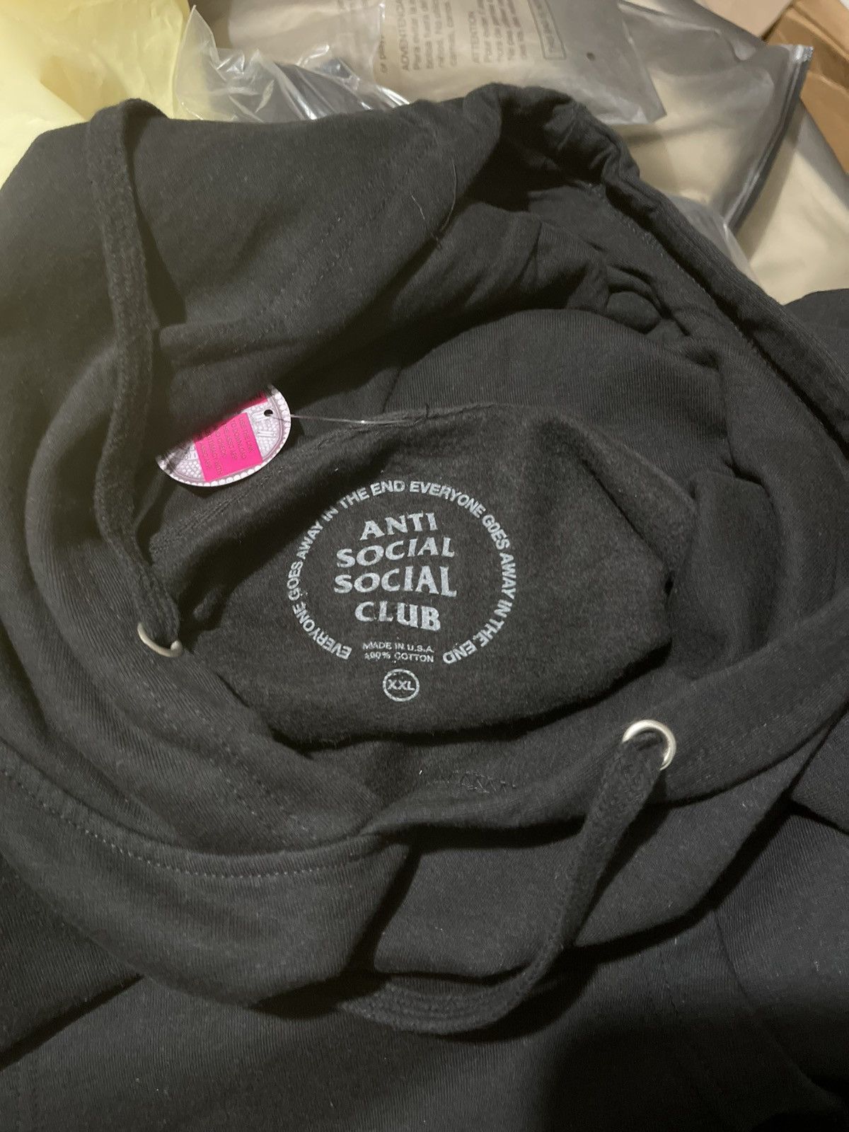 Anti Social Social Club Anti Social Social Club Popcorn Hoodie Black size 2xl Size US XXL / EU 58 / 5 - 5 Thumbnail