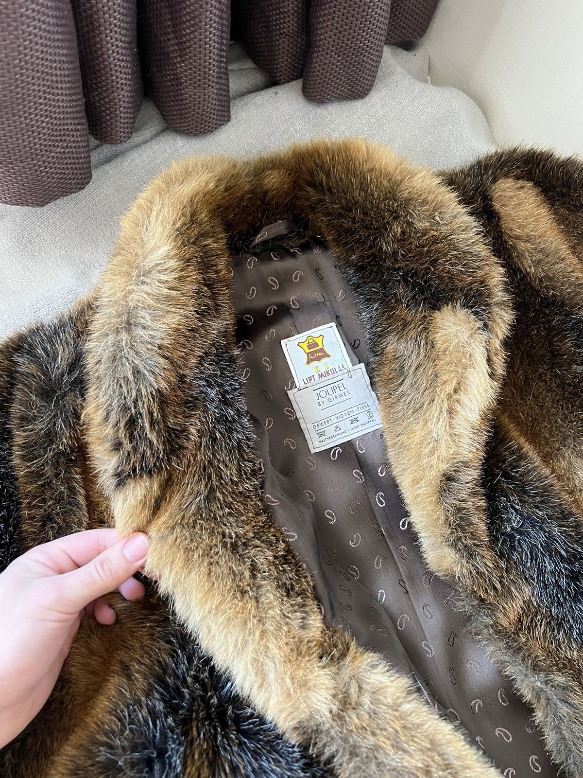 Vintage Vintage avant garde archive faux fur coat tiger y2k style Size M / US 6-8 / IT 42-44 - 4 Thumbnail