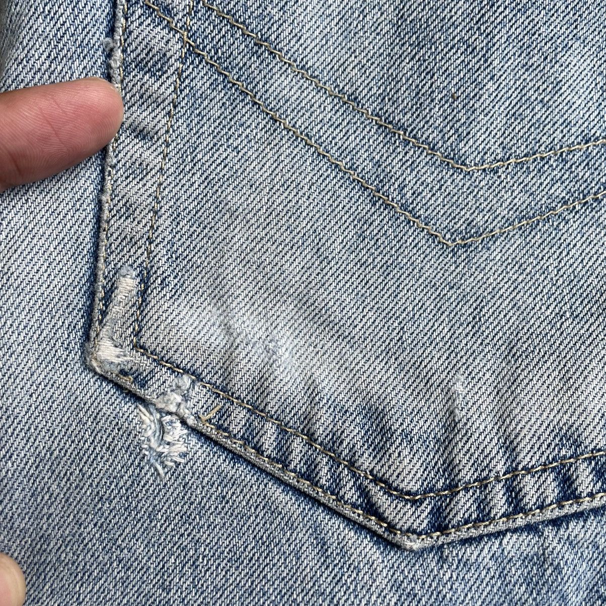 Vintage 🔥Vintage Great White Stoned Washed Ripped Distress Jeans Size US 34 / EU 50 - 11 Thumbnail