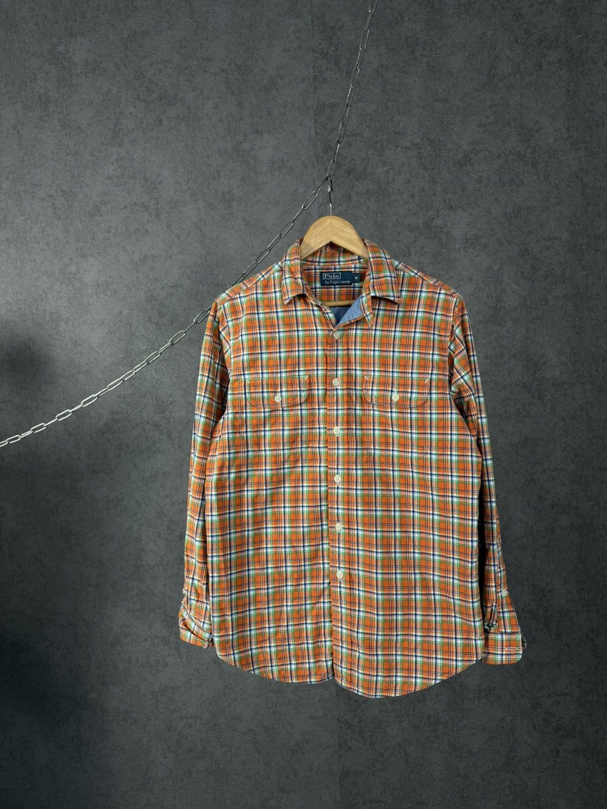 Polo Ralph Lauren Polo Ralph Lauren vintage designer flannel shirt Size US M / EU 48-50 / 2 - 1 Thumbnail