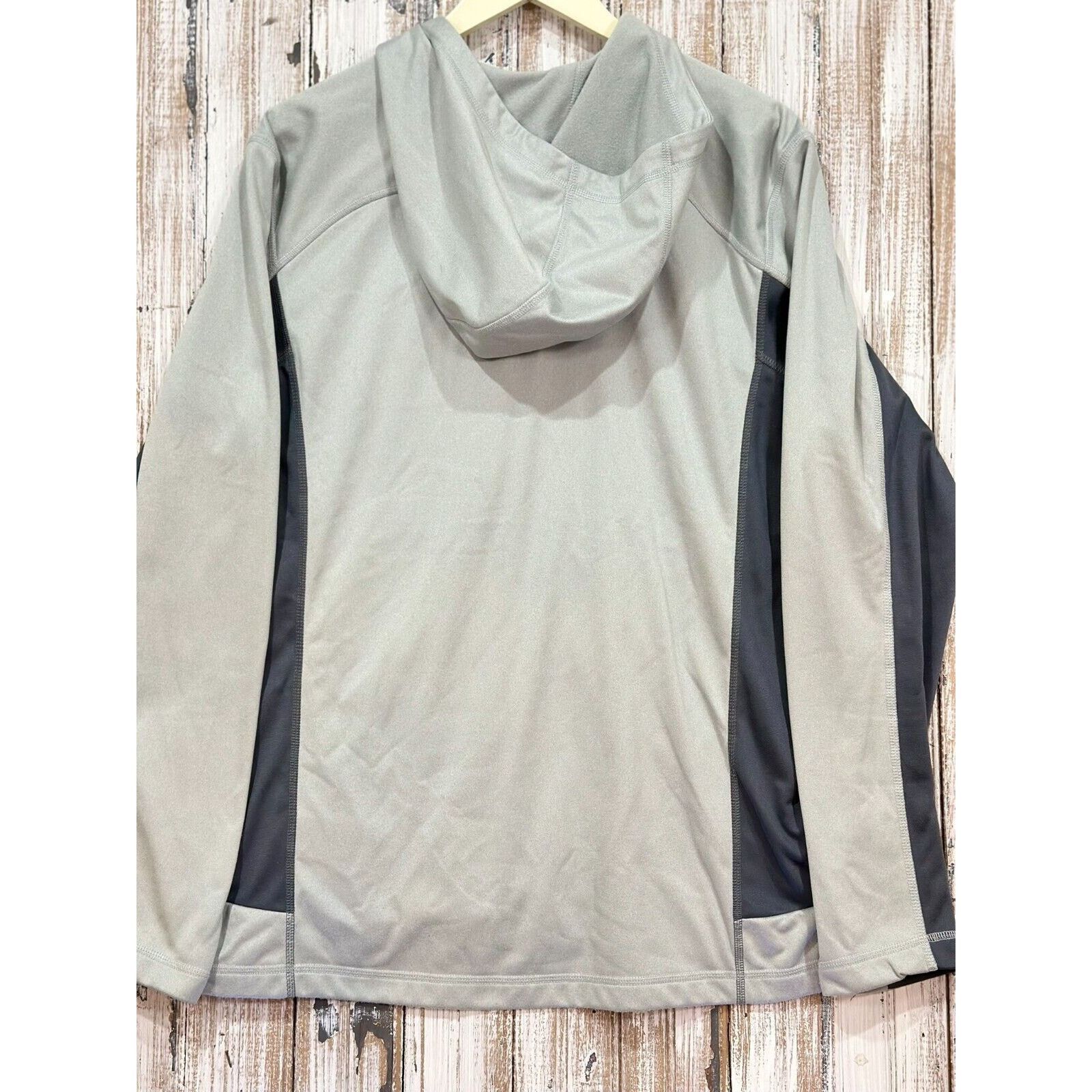 The North Face Mens North Face Gray Full Zip Hooded Jacket SZ Lg Sweatshirt Size US L / EU 52-54 / 3 - 6 Thumbnail