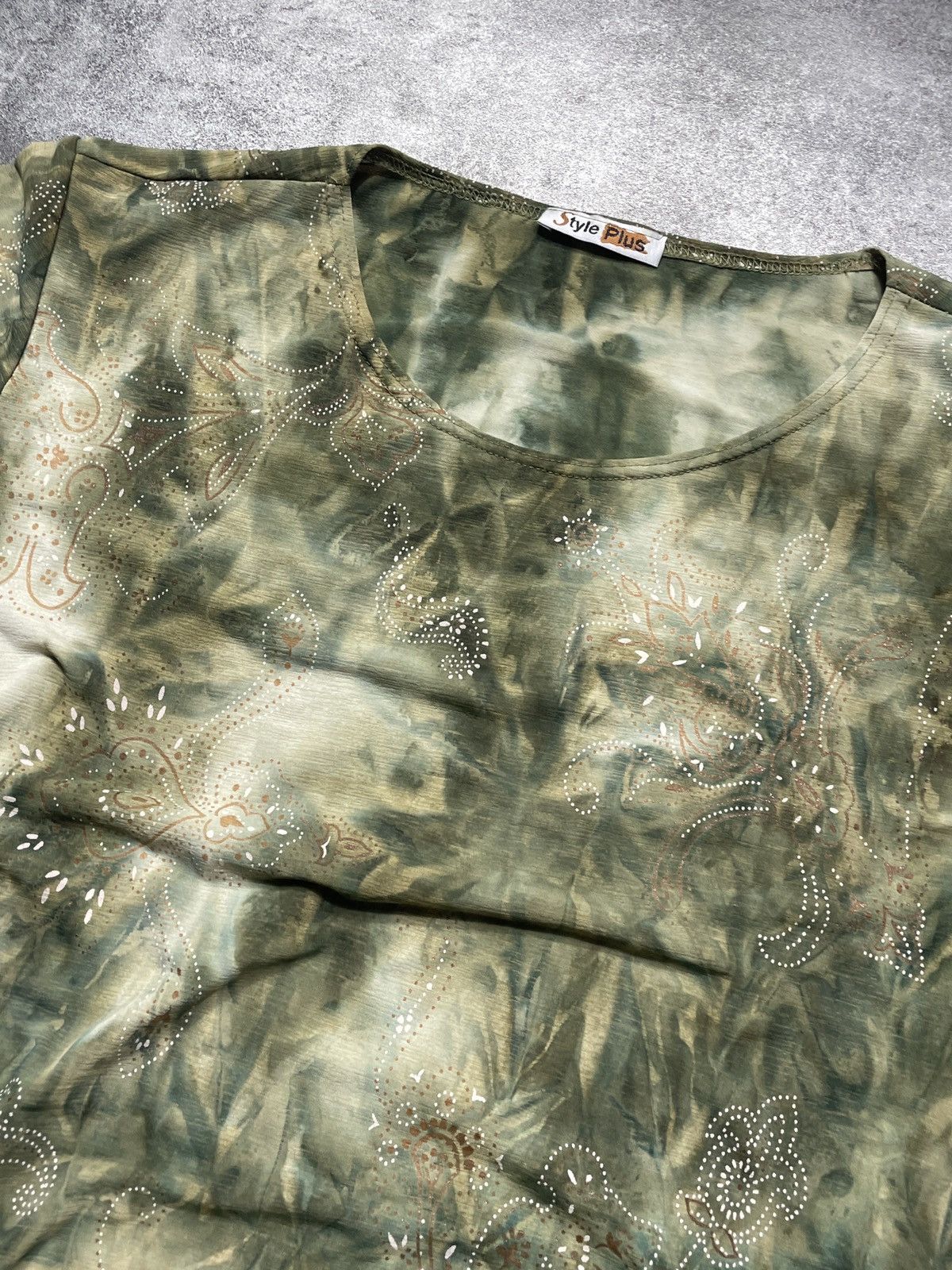 Vintage 🔥RARE🔥Vintage Y2K Crop Top Avant Garde Glam Hype Boxy Fit Size XXL / US 16-18 / IT 52-54 - 3 Thumbnail