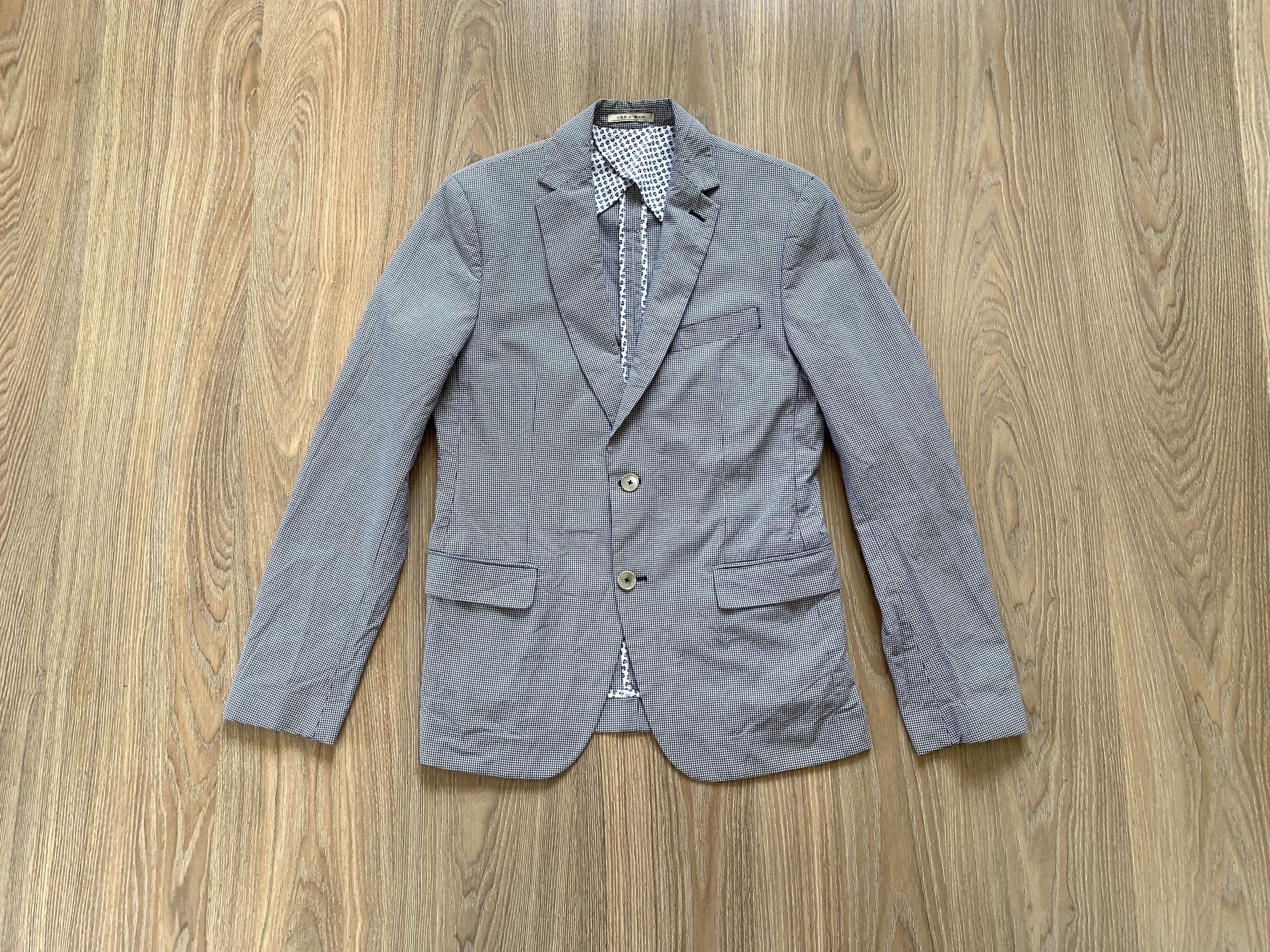 Zara Zara Man Casual Classic Blazer Jacket Size 48R - 8 Thumbnail