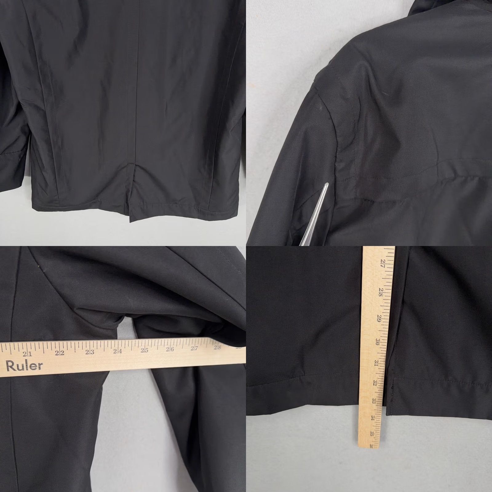 Kenneth Cole Kenneth Cole Reaction Coat Mens Large Black Pea Coat Insulated Button Front Lined Padded Polyester Size US L / EU 52-54 / 3 - 8 Thumbnail