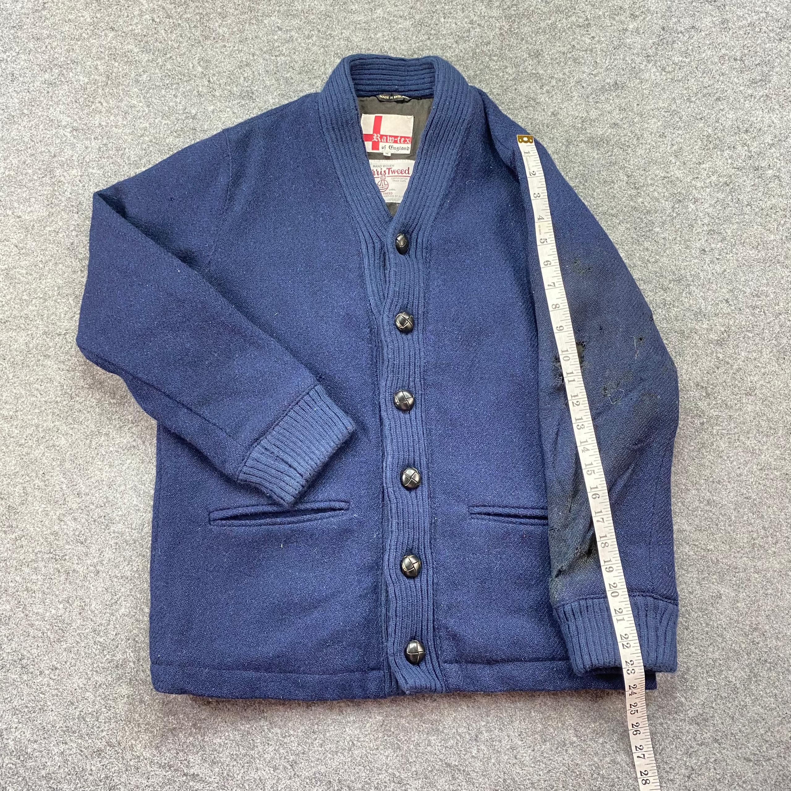 Harris Tweed Vintage Harris Tweed Raw Tex Of England Cardigan Size US M / EU 48-50 / 2 - 4 Thumbnail