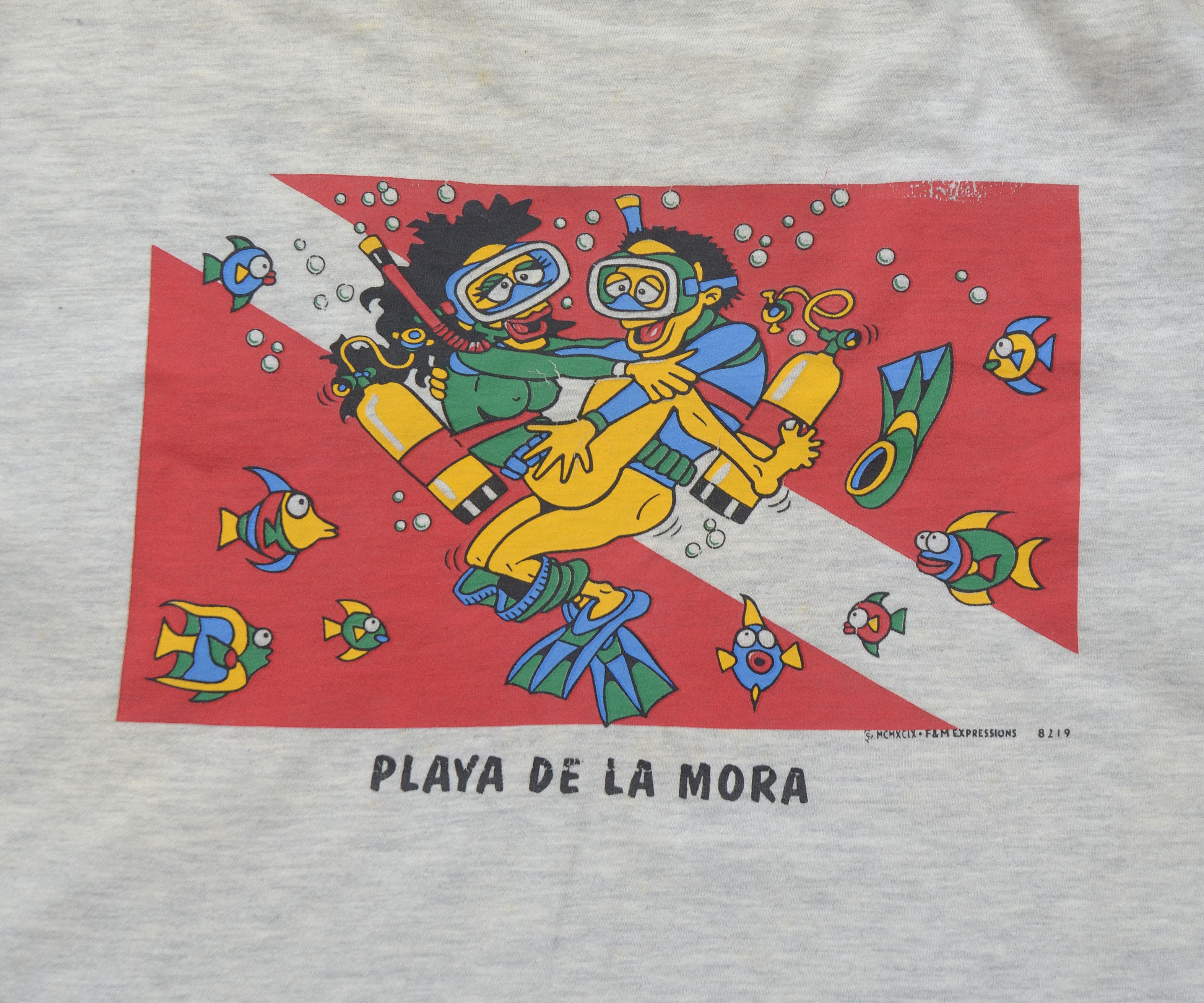 Vintage 1990s 80's Sex on the Beach Hot Sex Art Tee Shirt Humor Joke Size US M / EU 48-50 / 2 - 4 Thumbnail