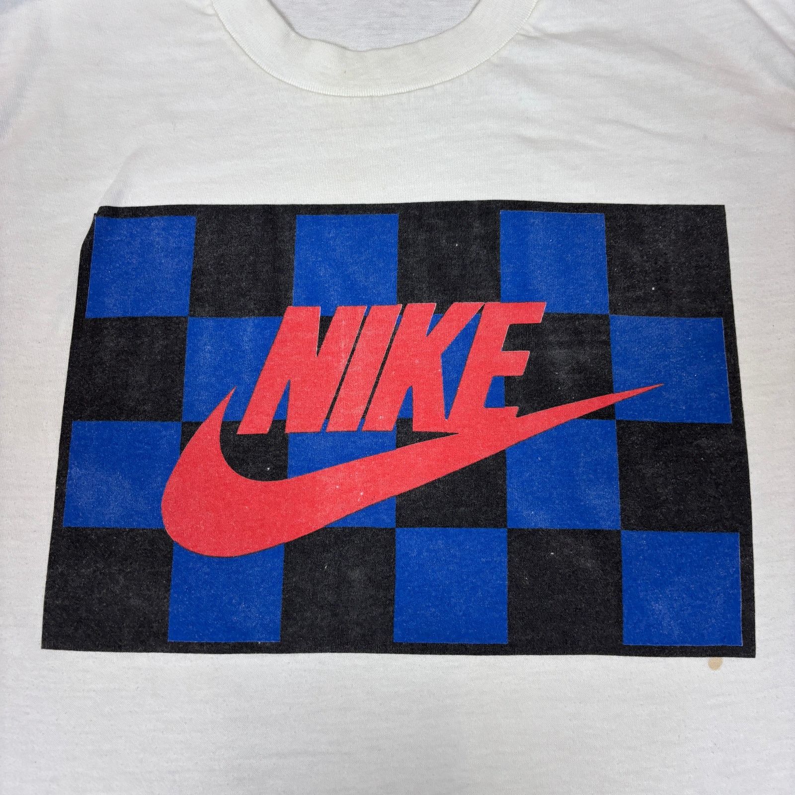 Nike VTG 80s Nike John McEnroe Checker Logo Tennis T Shirt L Size US L / EU 52-54 / 3 - 3 Thumbnail