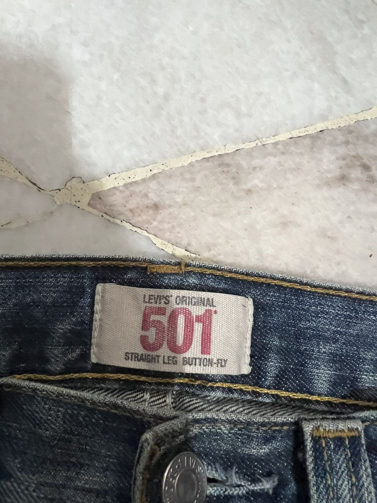 Levi's × Levi's Vintage Clothing VINTAGE LEVIS 501 DISTRESSED JEAN Size US 31 - 12 Thumbnail
