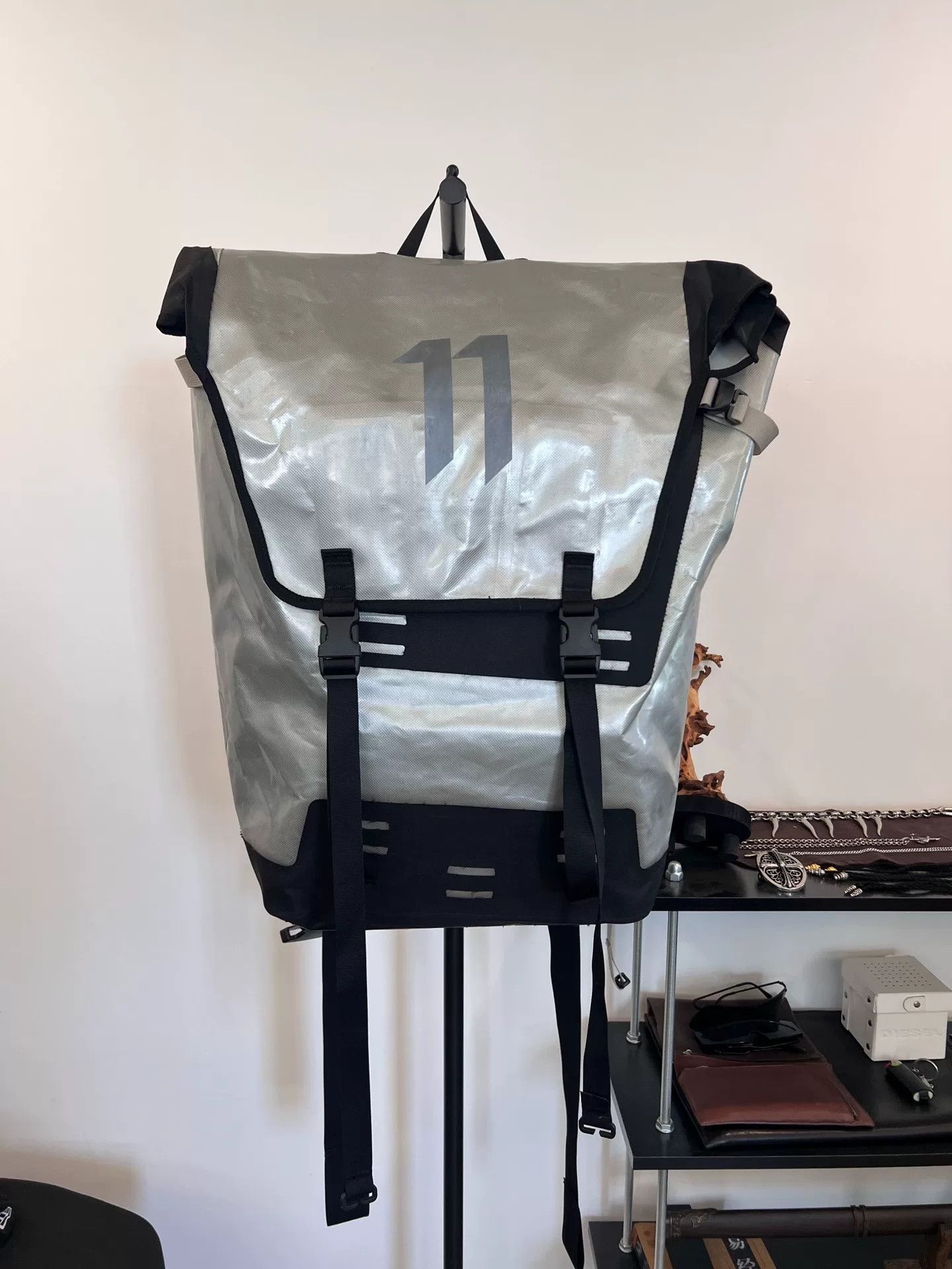 11 By Boris Bidjan Saberi Boris Bidjan Saberi 11 BBS Outdoor Waterproof Backpack Size ONE SIZE - 1 Thumbnail