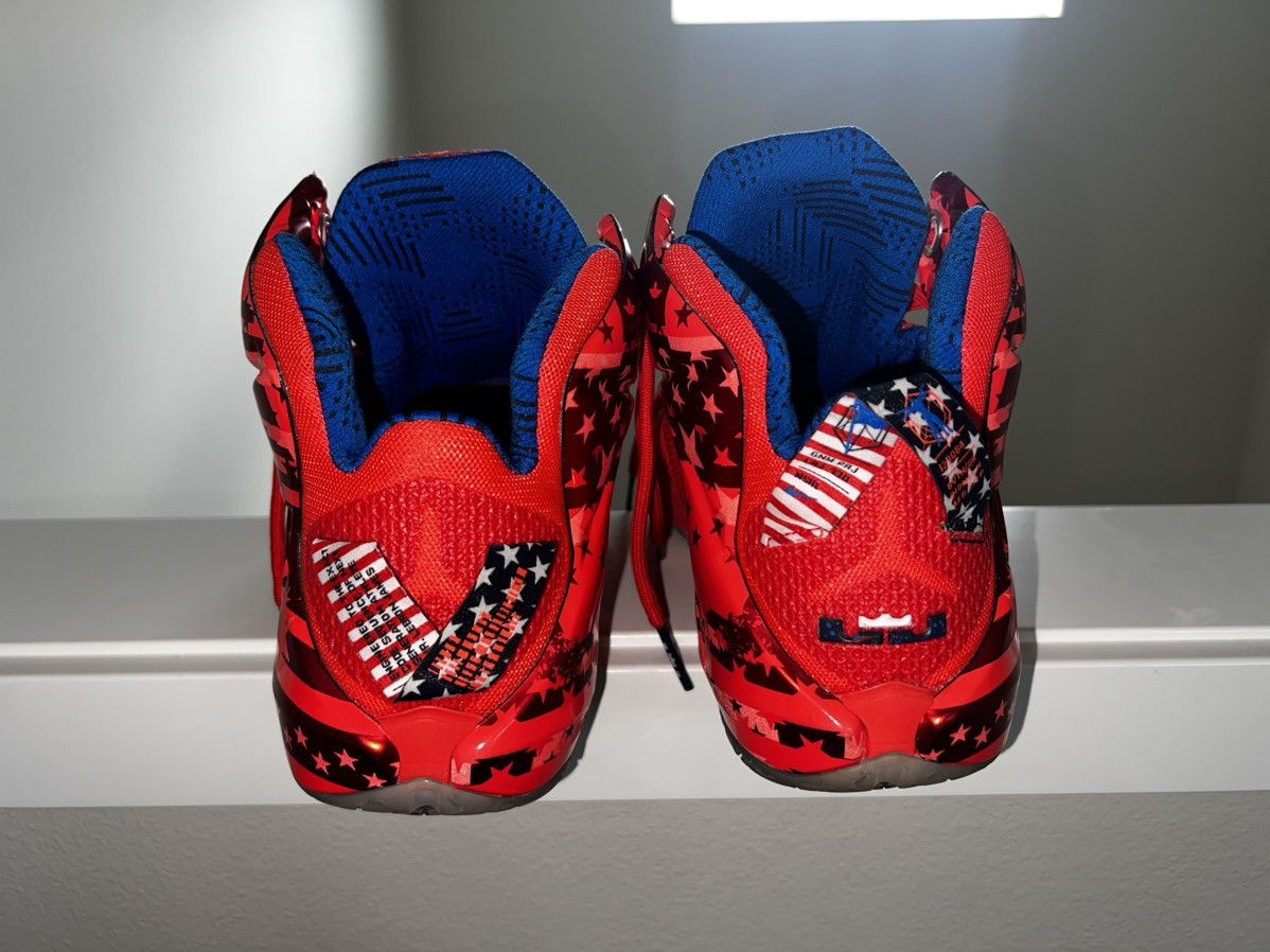 Nike LeBron 12 USA Size US 12 / EU 45 - 3 Thumbnail