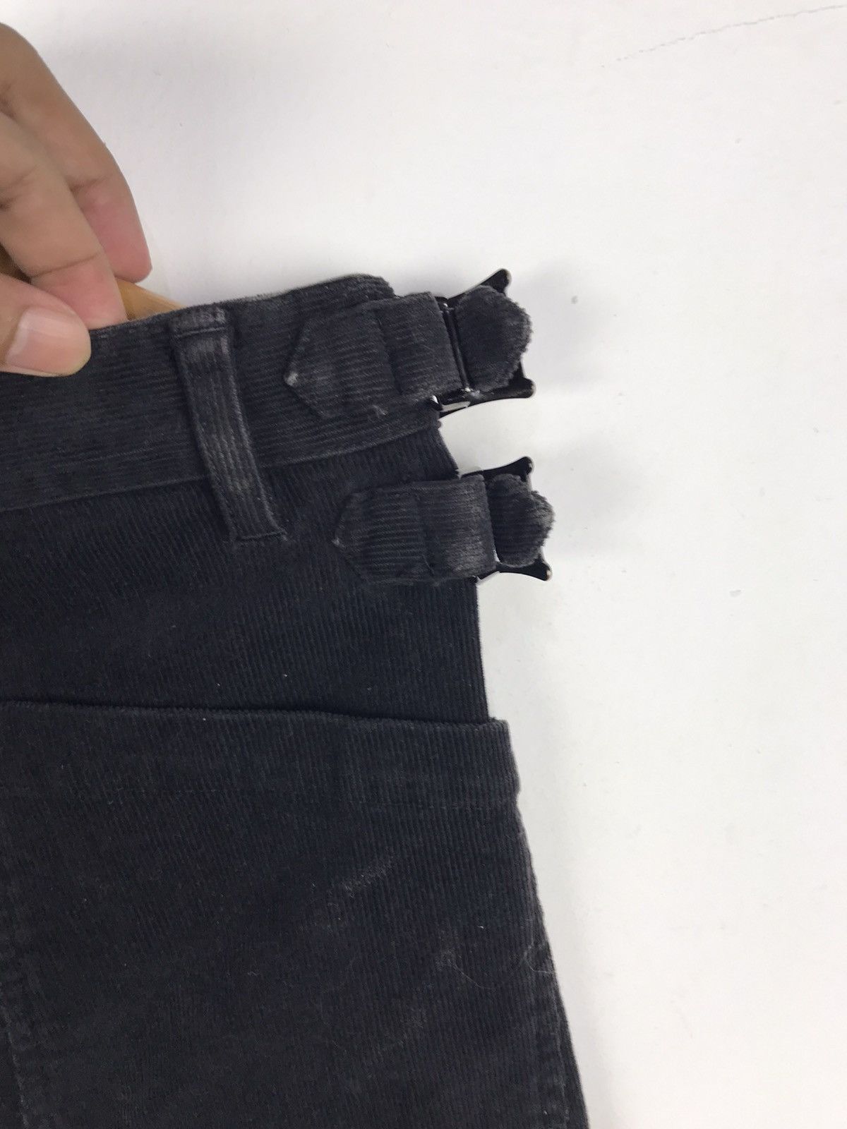 Y's × Yohji Yamamoto Yohji Yamamoto Y’s Corduroy Skinny Trouser Pants Size US 30 / EU 46 - 10 Thumbnail
