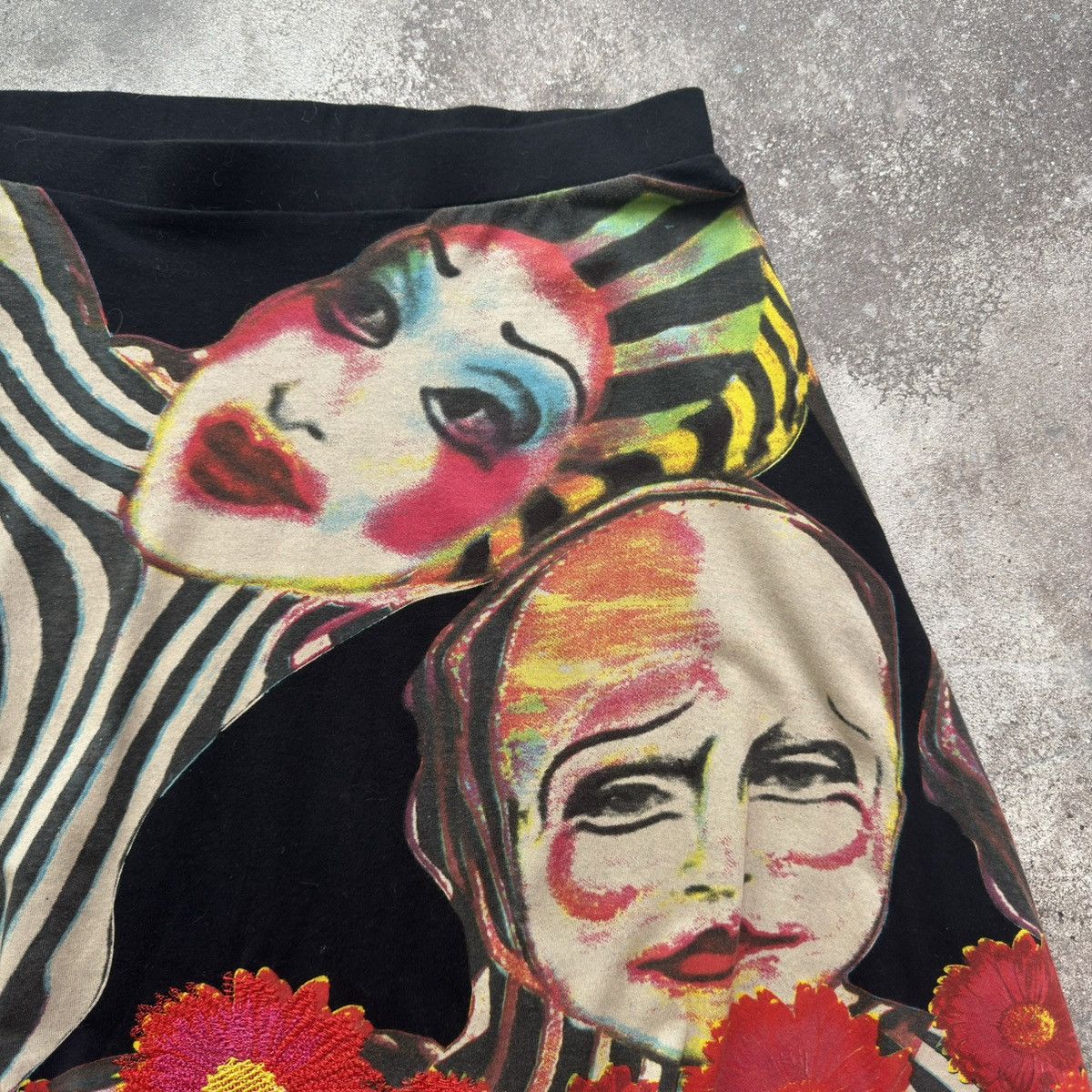 If Six Was Nine × Japanese Brand Amazing Vintage Avant Garde Crazy Skirt Size 30" / US 8 / IT 44 - 3 Thumbnail