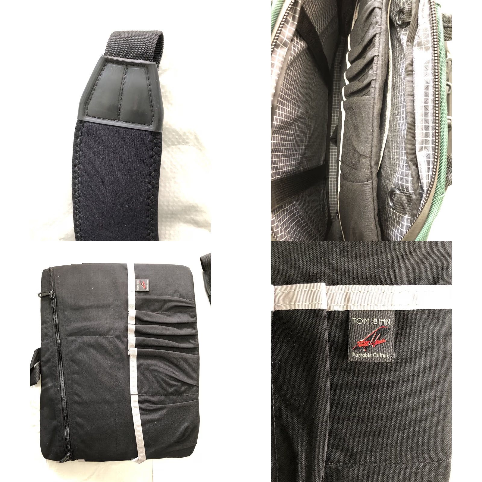 Vintage TOM BIHN Green Laptop Messenger Briefcase Bag Computer Case - Used Once Size ONE SIZE - 10 Thumbnail