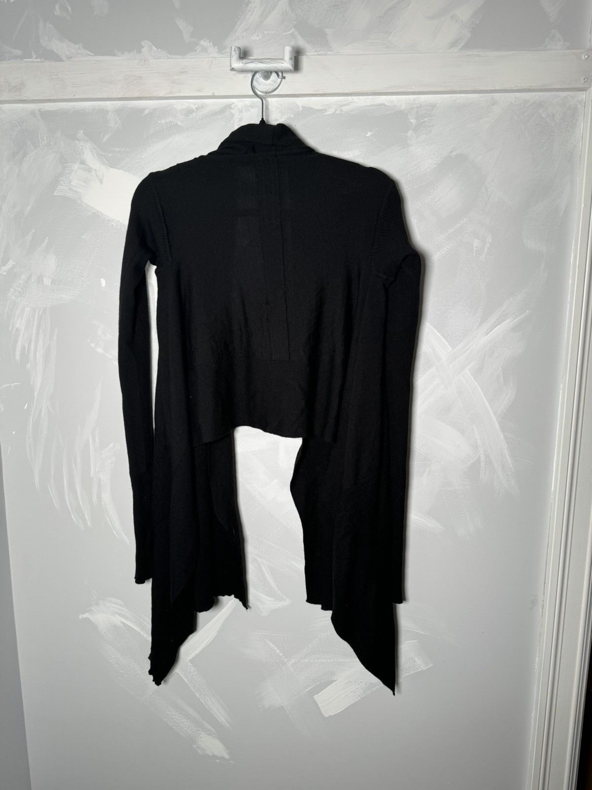 Rick Owens × Rick Owens Drkshdw Rick Owens Open Front Long Sleeve Cardigan Black Size US XS / EU 42 / 0 - 8 Thumbnail