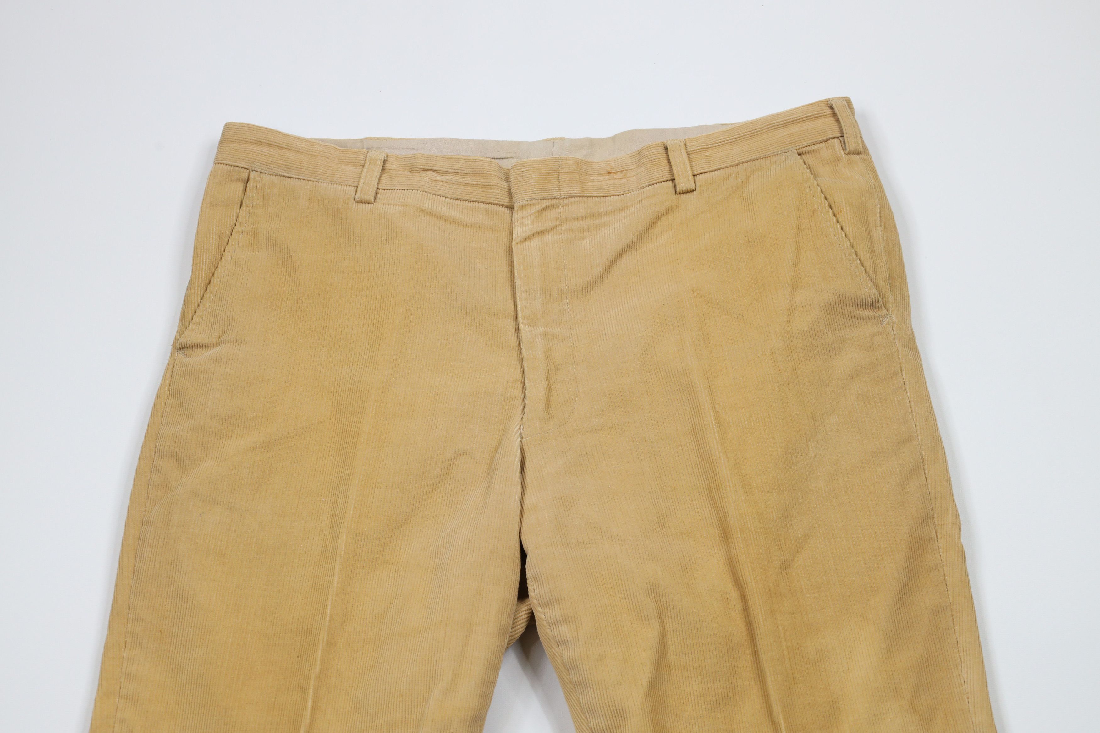 Vintage Vintage 70s Streetwear Bell Bottoms Corduroy Chino Pants Size US 36 / EU 52 - 2 Thumbnail